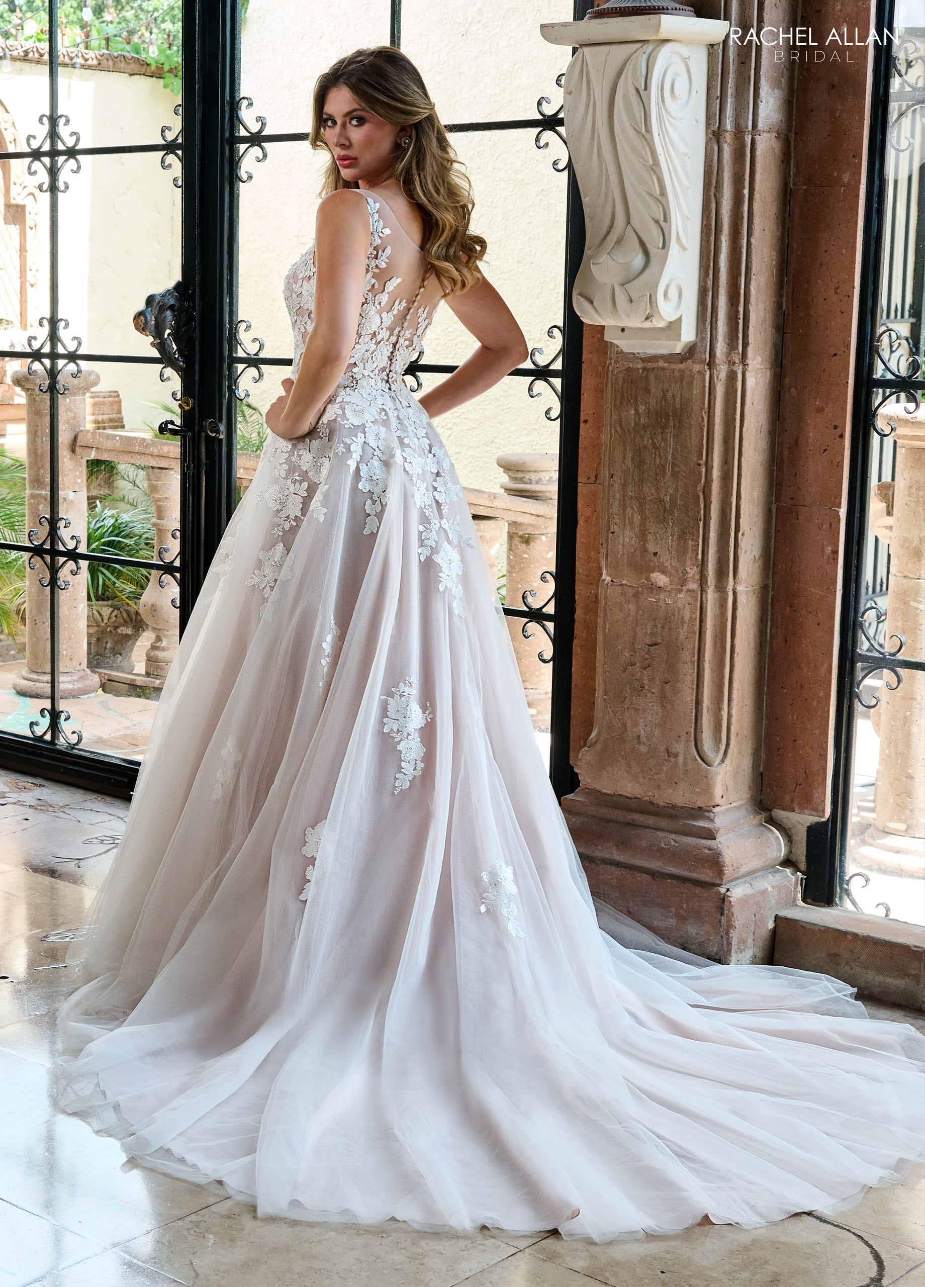 Wedding Dresses Bridal Ball Gown Beaded Long Wedding Dress Ivory Almond Pink Light Rum Pink