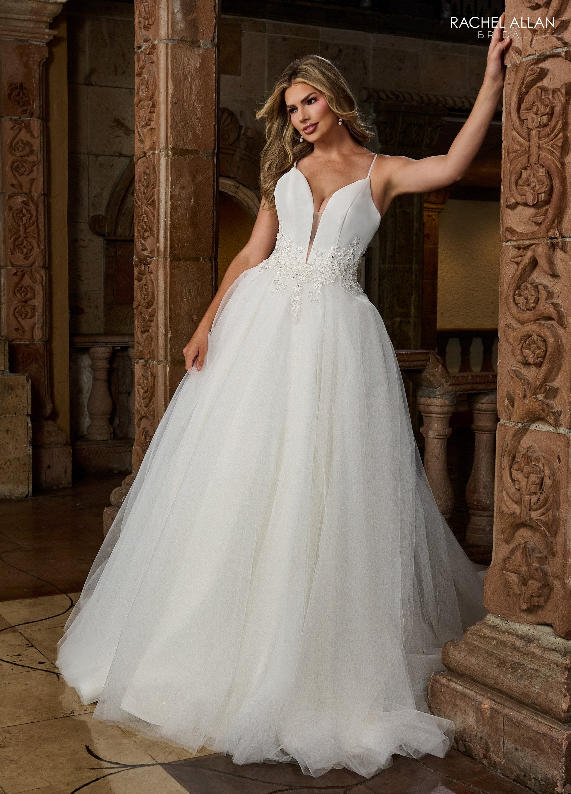 Wedding Dresses Long Bridal Ball Gown Wedding Dress Ivory Nude