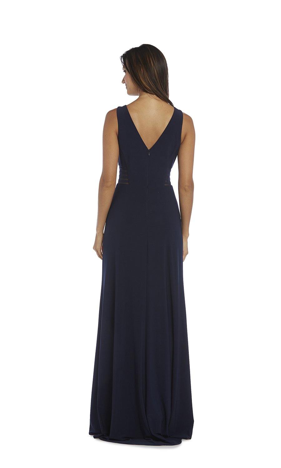 Morgan & Co Long Glitter Lace Formal Dress 12173 - The Dress Outlet