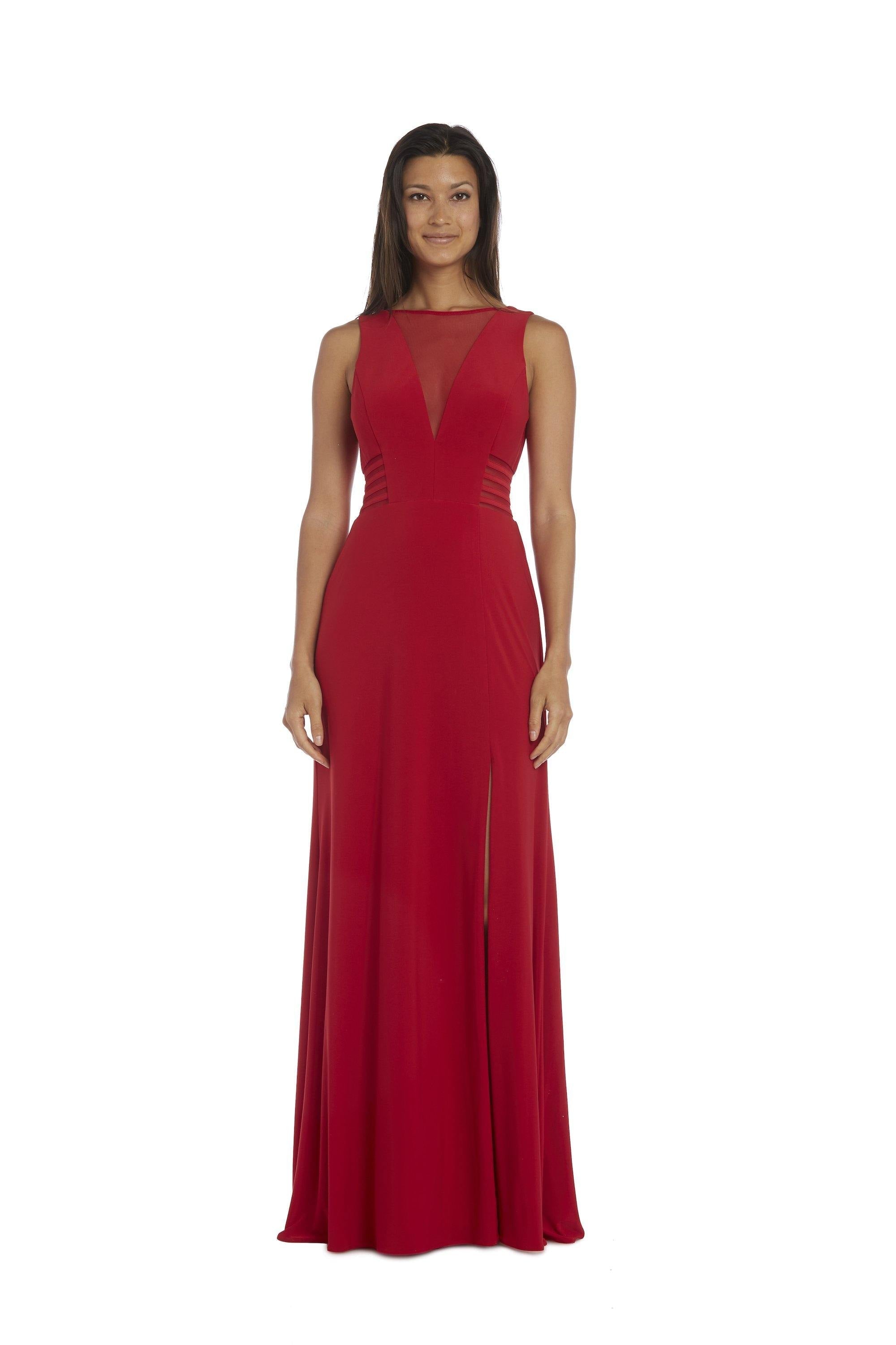 Morgan & Co Long Glitter Lace Formal Dress 12173 - The Dress Outlet
