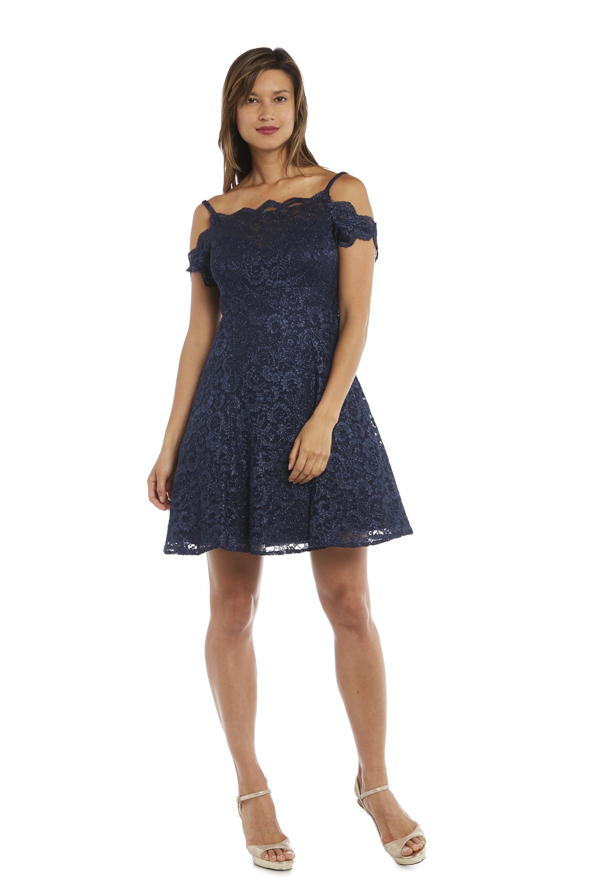 Morgan & Co Short Flare Dress 12395 - The Dress Outlet