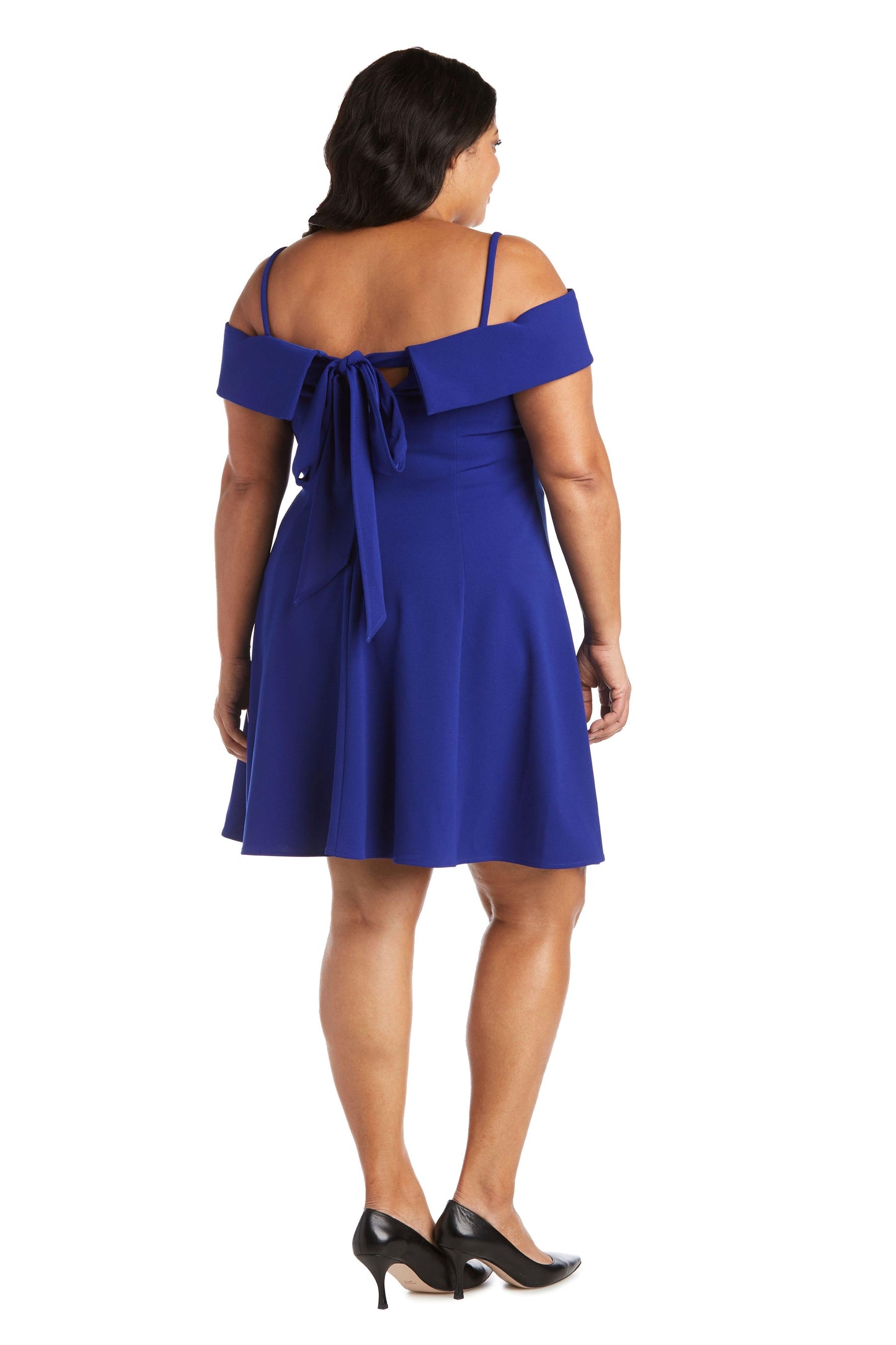 Morgan & Co Plus Size Short Cocktail Dress 12857WM - The Dress Outlet