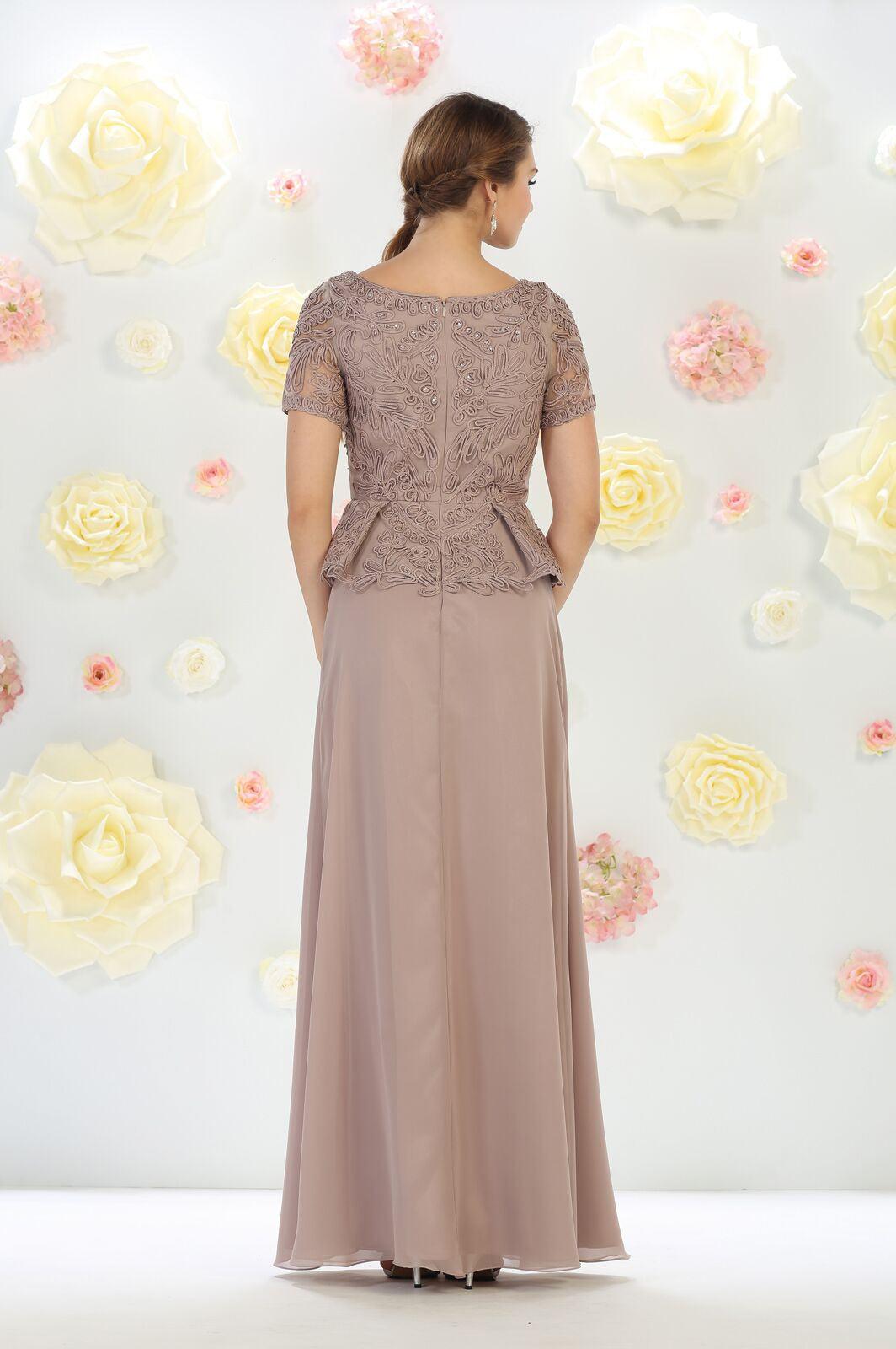 Mother of the Bride Dress Formal Plus Size Gown Groom - The Dress Outlet May Queen