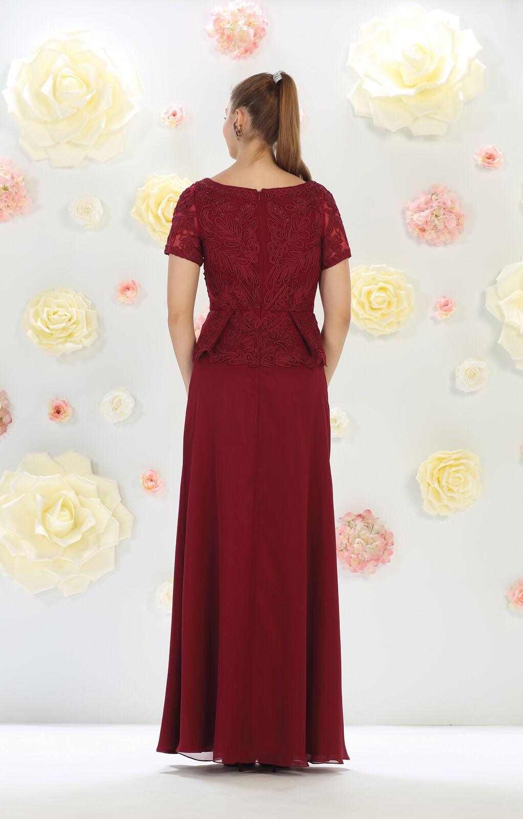Mother of the Bride Dress Formal Plus Size Gown Groom - The Dress Outlet May Queen