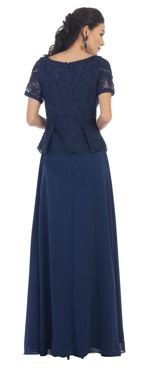 Mother of the Bride Dress Formal Plus Size Gown Groom - The Dress Outlet May Queen