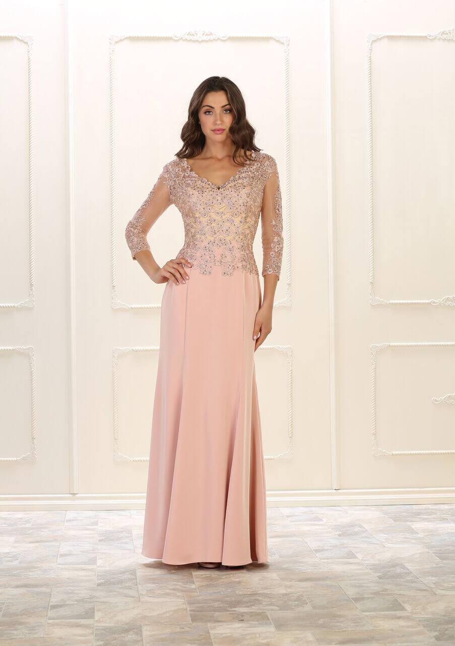Mother of the Bride Dress Plus Size Formal - The Dress Outlet May Queen
