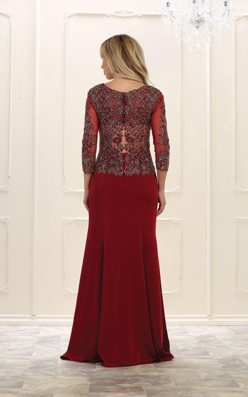 Mother of the Bride Dress Plus Size Formal - The Dress Outlet May Queen