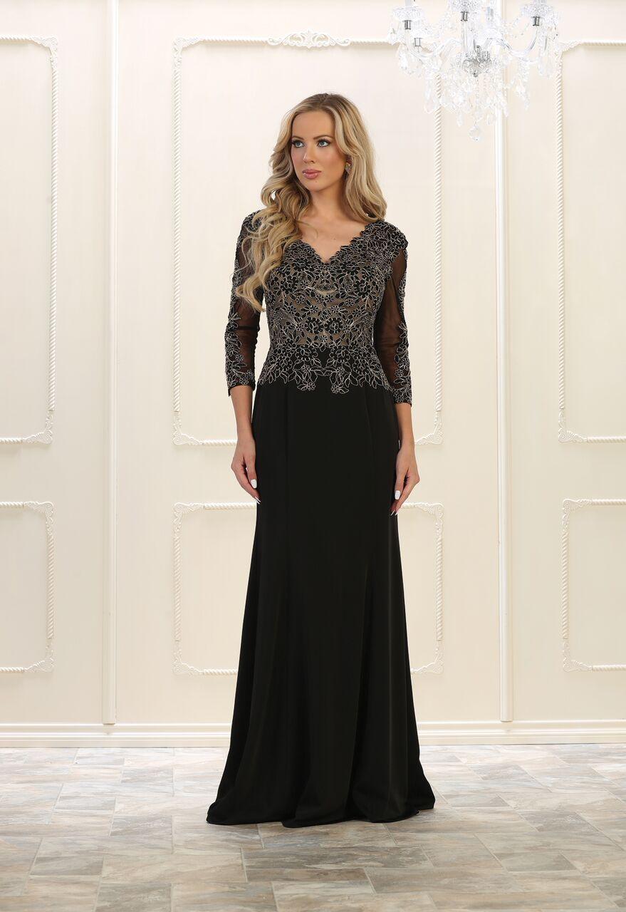 Mother of the Bride Dress Plus Size Formal - The Dress Outlet May Queen
