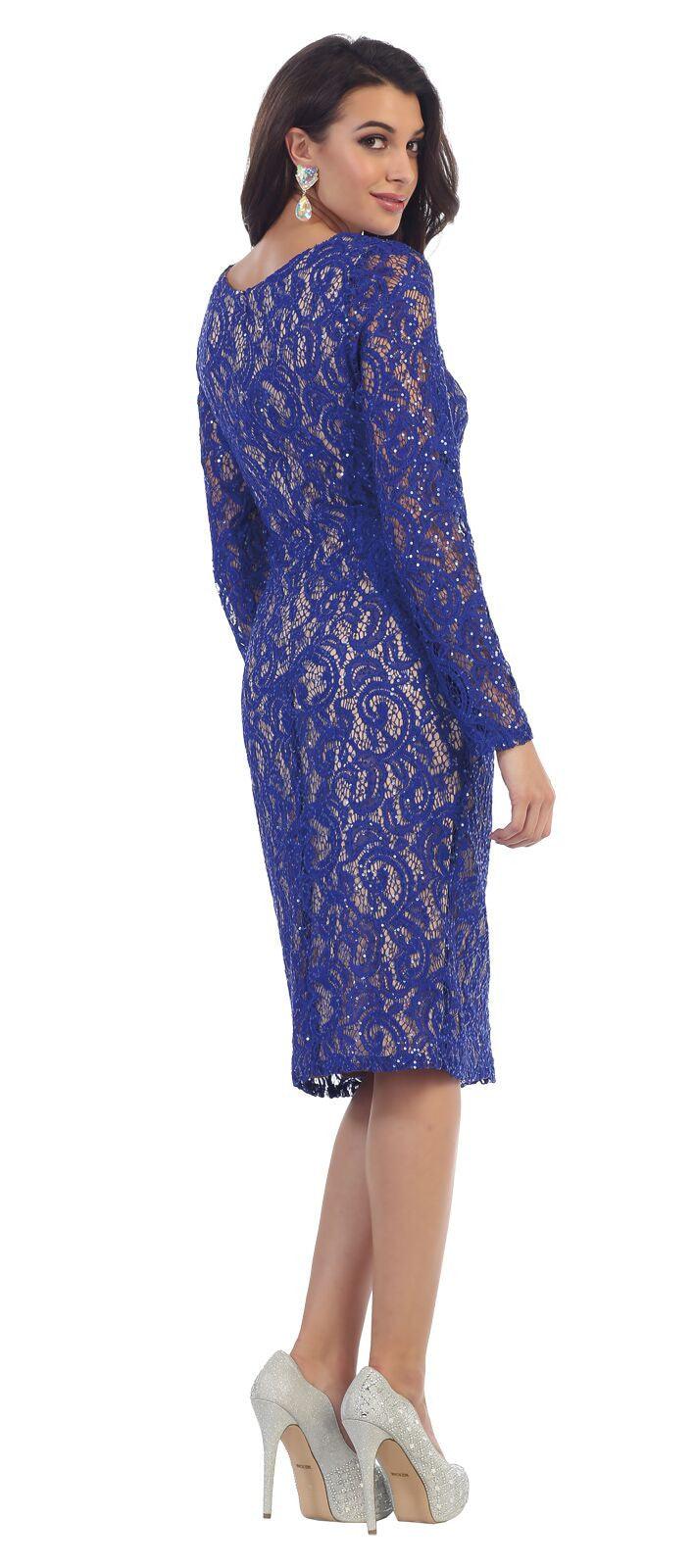 Mother of the Bride Short Dress Plus Size - The Dress Outlet May Queen