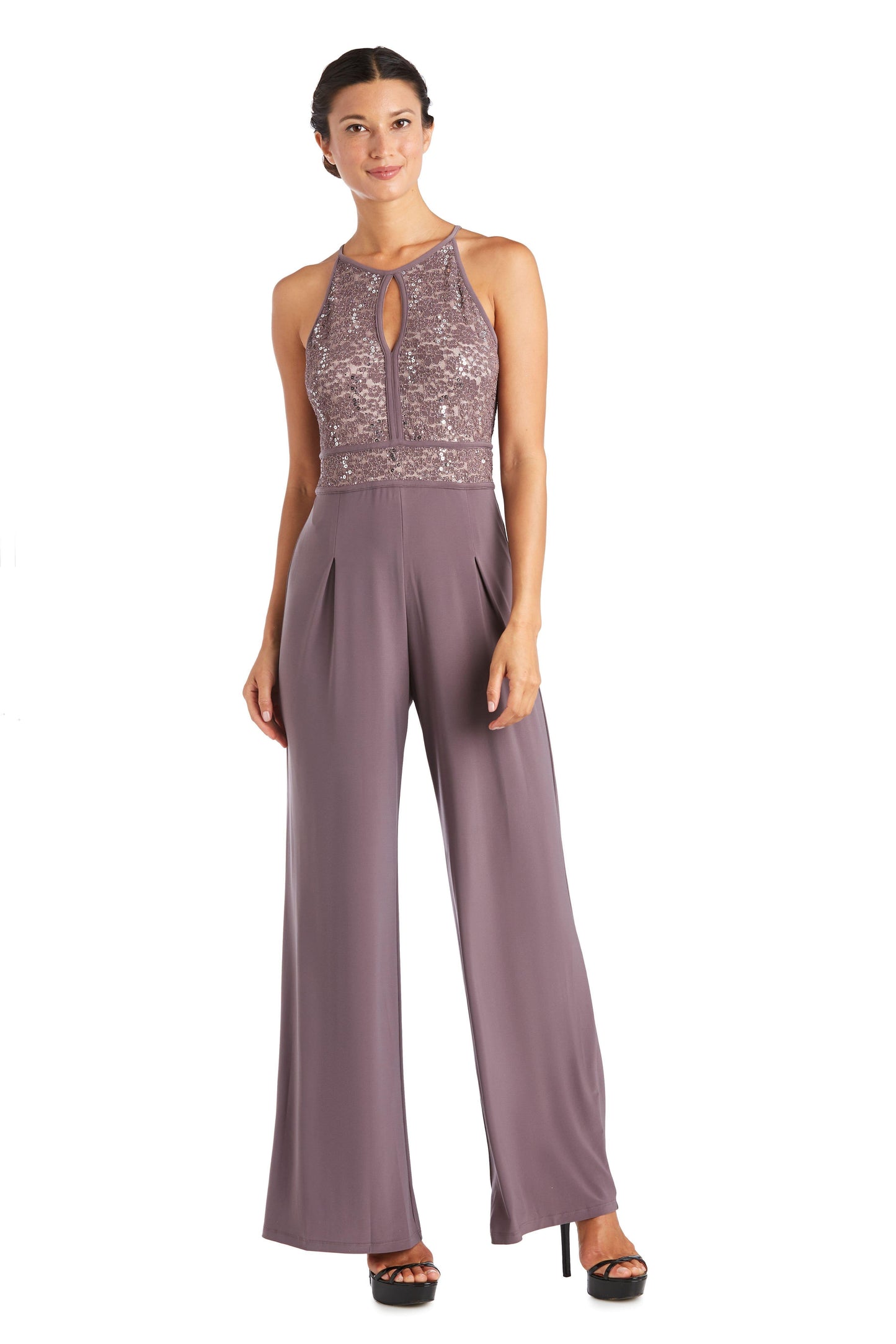 Nightway Lace Pant Jumpsuit Formal 21508 - The Dress Outlet