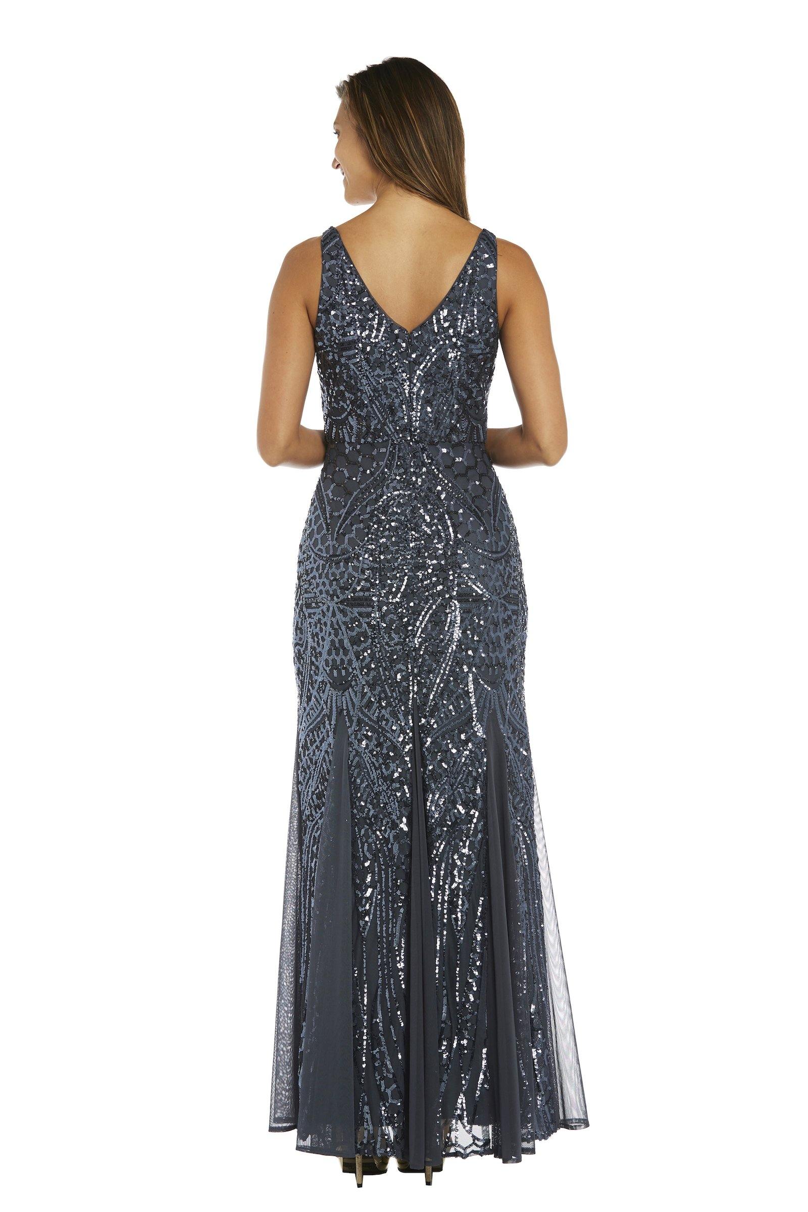 Nightway Long Formal Sequins Dress 21685 - The Dress Outlet