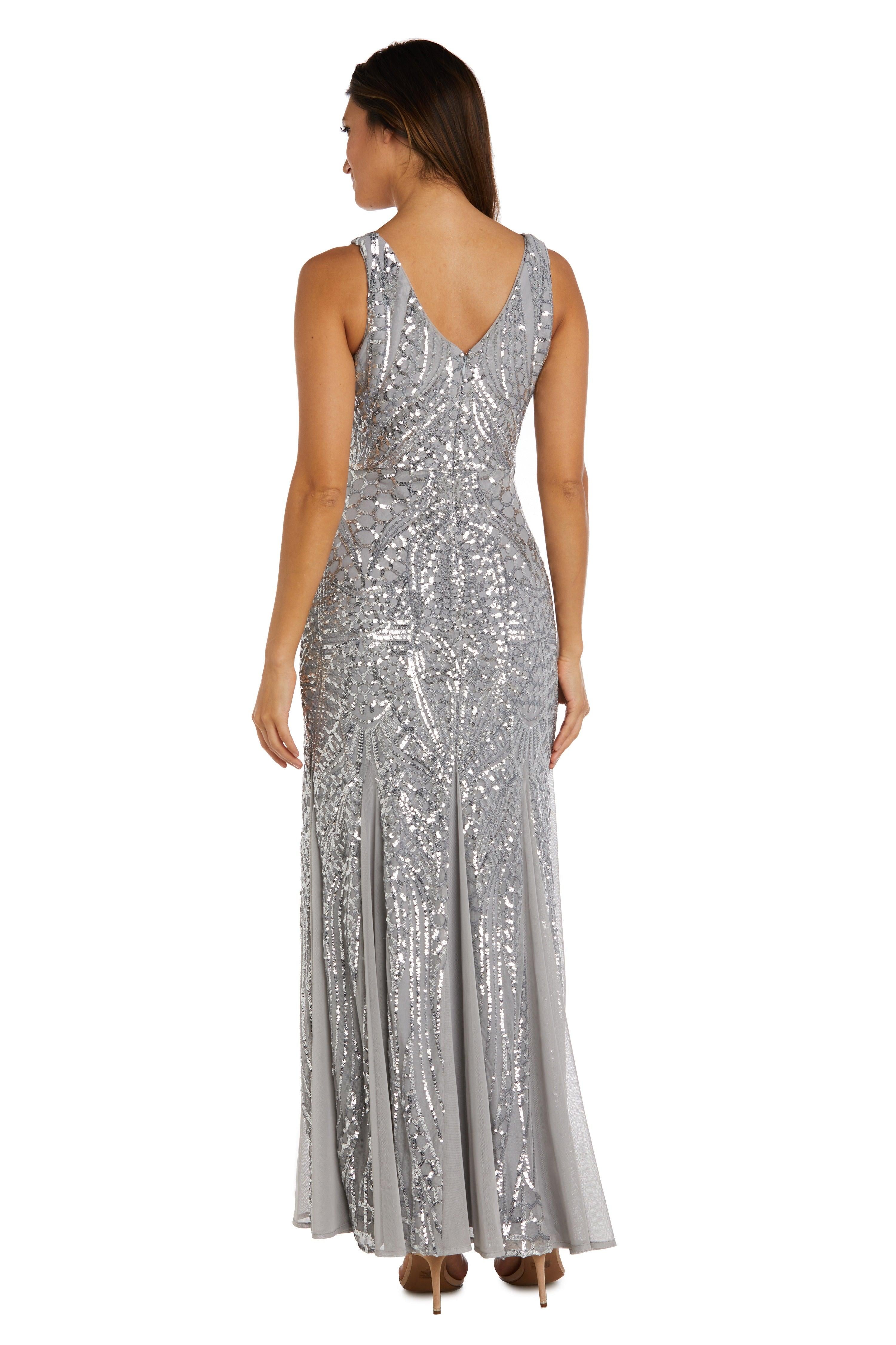 Nightway Long Formal Sequins Dress 21685 - The Dress Outlet