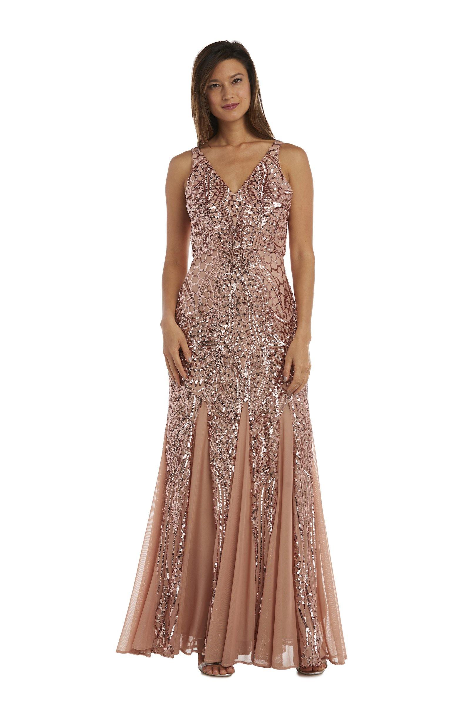 Nightway Long Formal Sequins Dress 21685 - The Dress Outlet