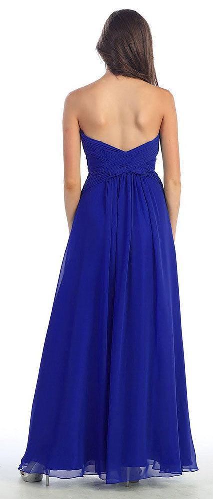 Plus Size Formal Bridesmaid Dress Evening Gown - The Dress Outlet May Queen