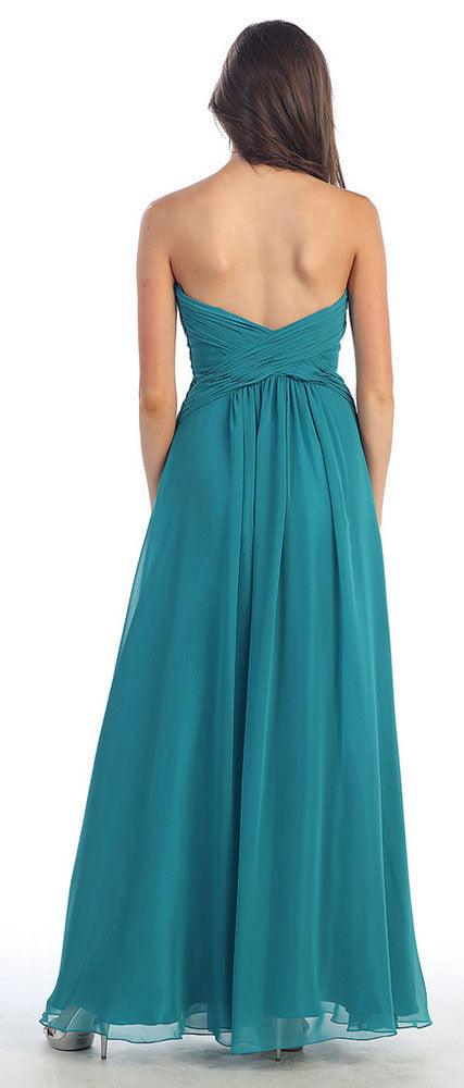 Plus Size Formal Bridesmaid Dress Evening Gown - The Dress Outlet May Queen