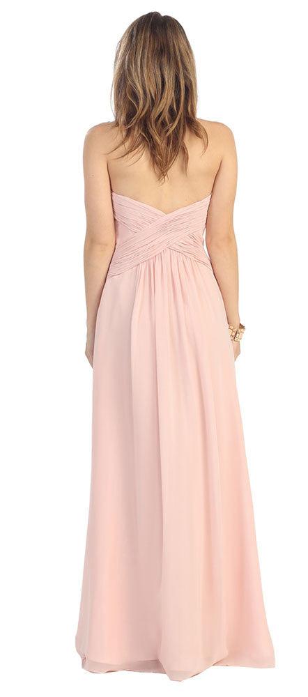 Plus Size Formal Bridesmaid Dress Evening Gown - The Dress Outlet May Queen