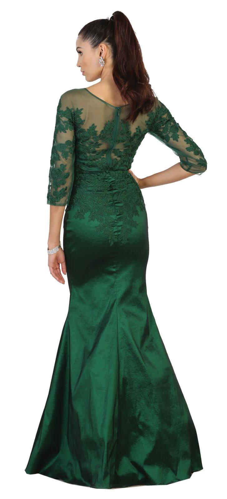 Plus Size Long Formal Evening Prom Dress - The Dress Outlet May Queen