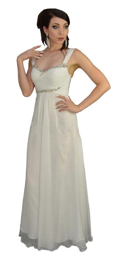 Plus Size Long Wedding Gown - The Dress Outlet May Queen