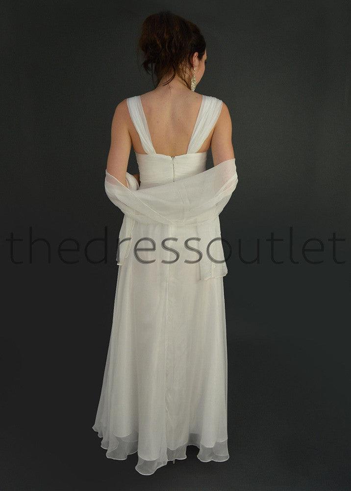 Plus Size Long Wedding Gown - The Dress Outlet May Queen