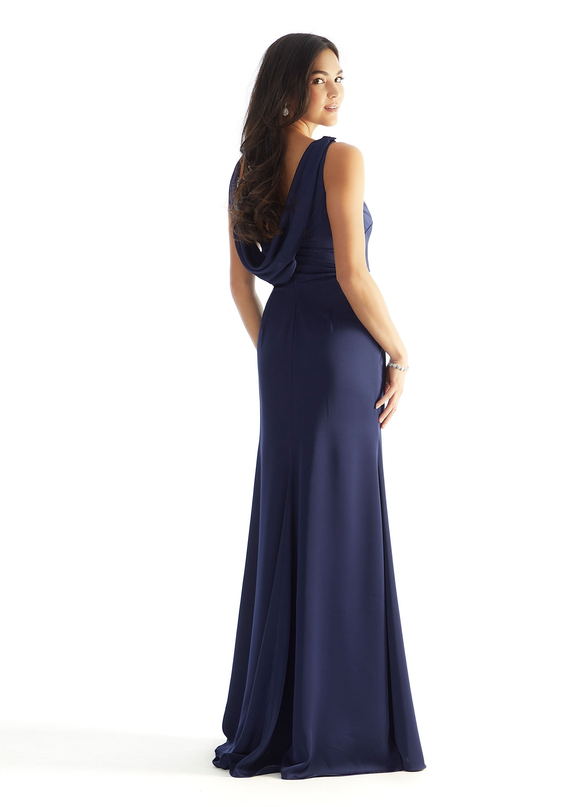 Formal Dresses Fitted Formal Long Evening Dress MGNY Madeline Gardner New York 31226 Sapphire