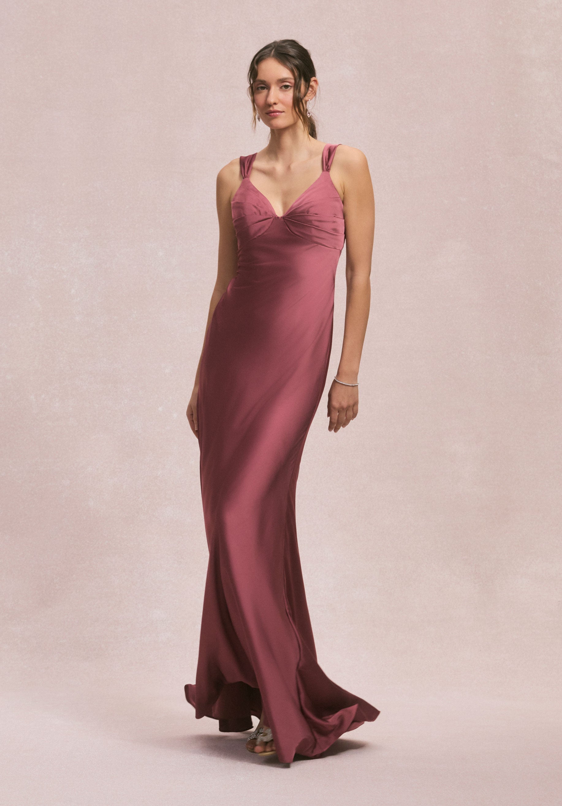Formal Dresses Long A Line Formal Dress MGNY Madeline Gardner New York 31245 Rosewood