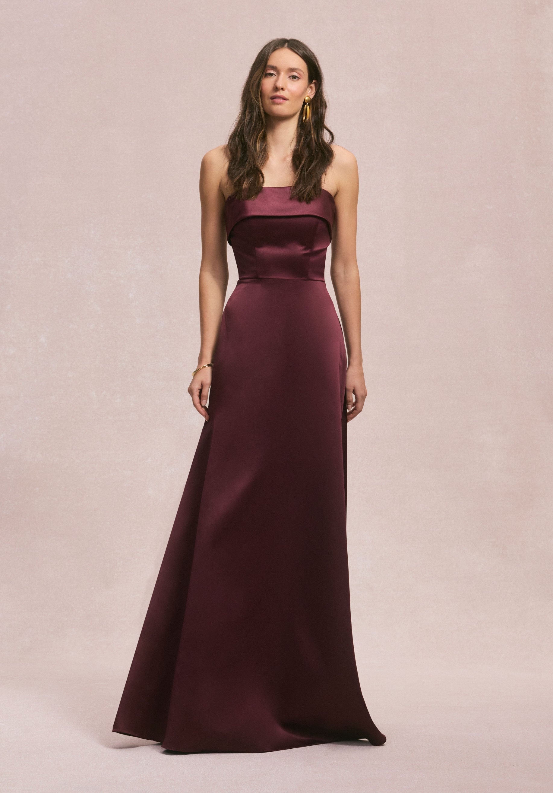 Formal Dresses Formal Long Evening A Line Dress MGNY Madeline Gardner New York 31256 Bordeaux