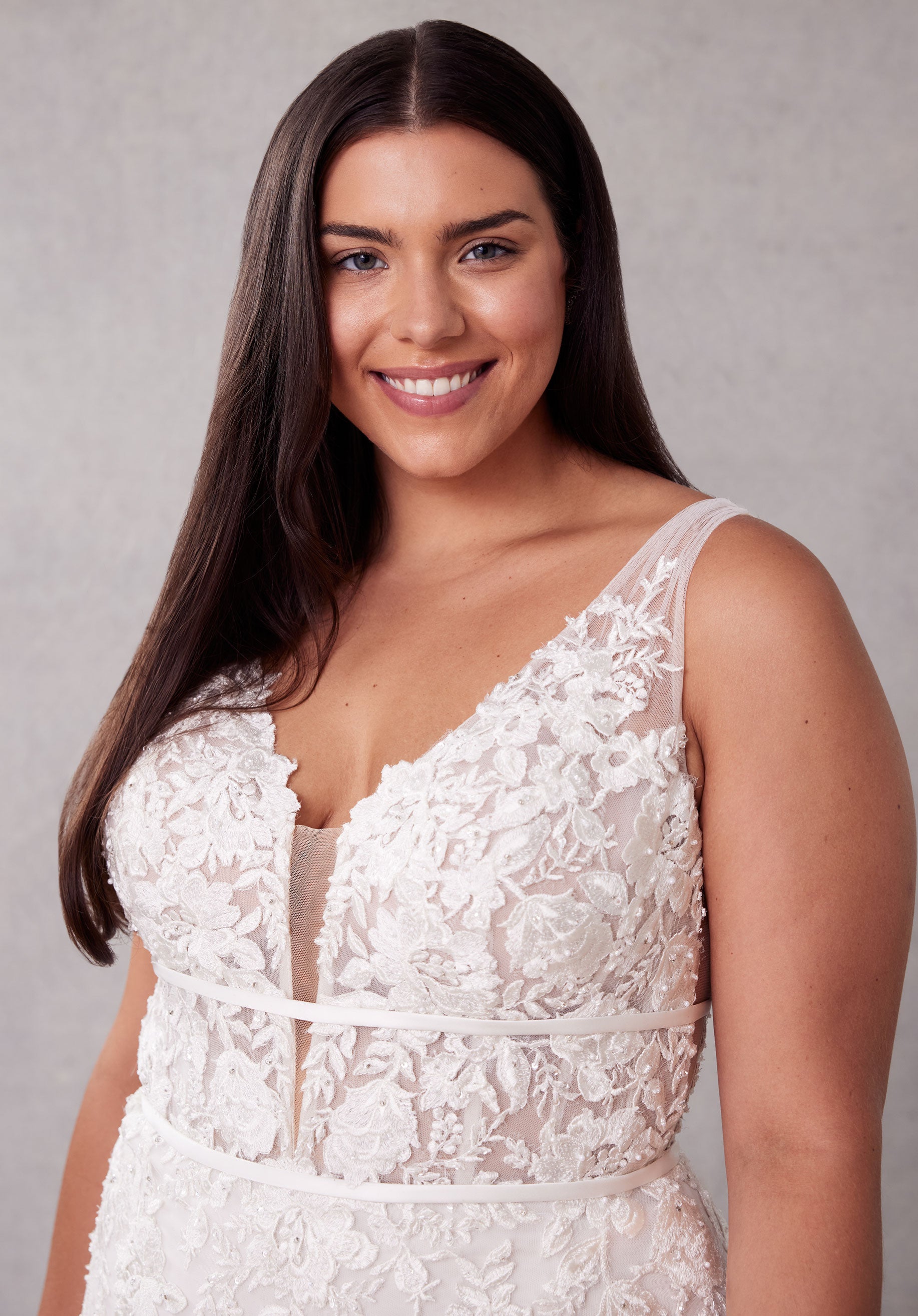 Wedding Dresses Long Mermaid Plus Size Wedding Dress Ivory/Champagne/Honey