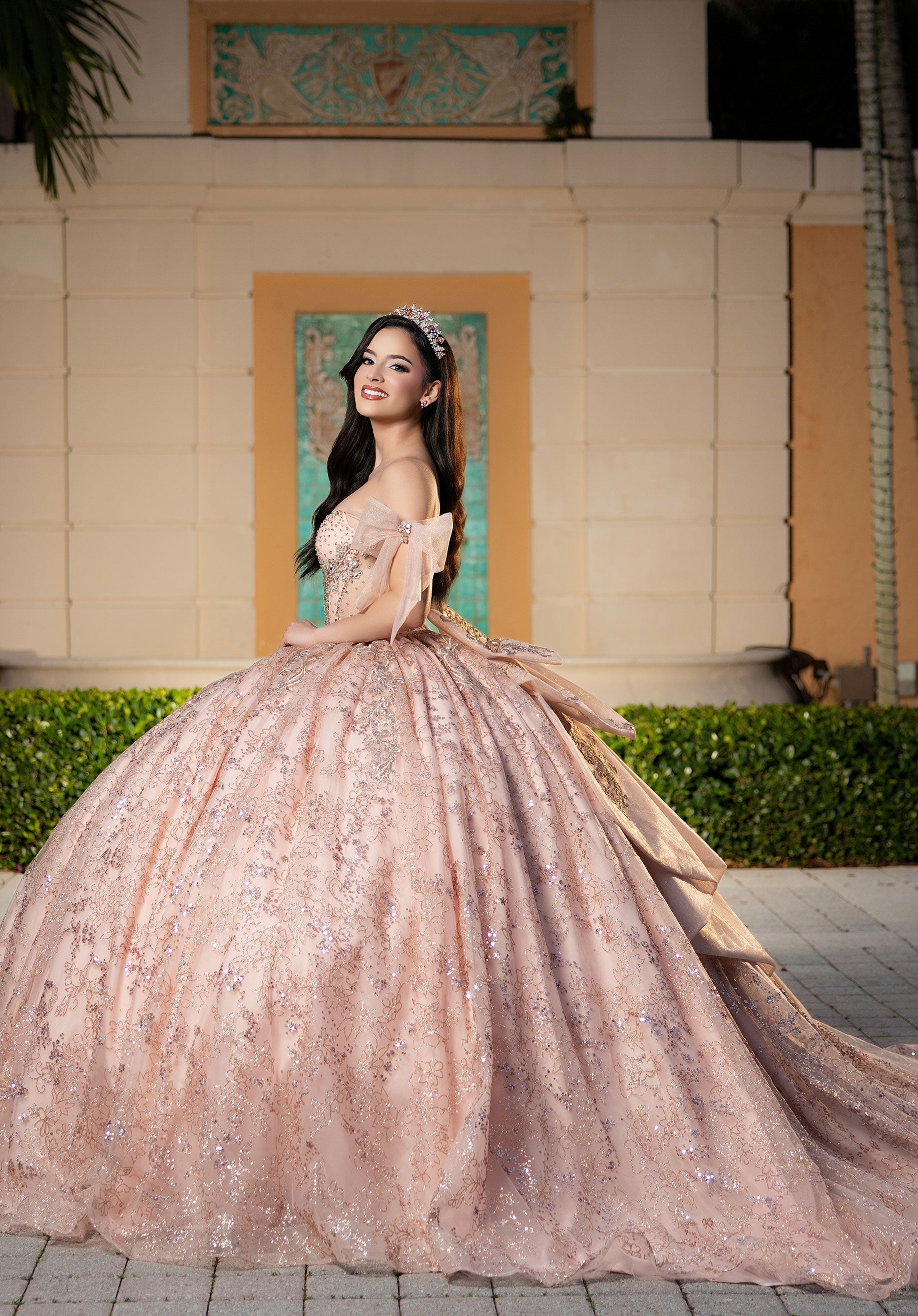Sweetheart Floor-Length Tulle Quinceanera Ball Gown MGNY 4080043