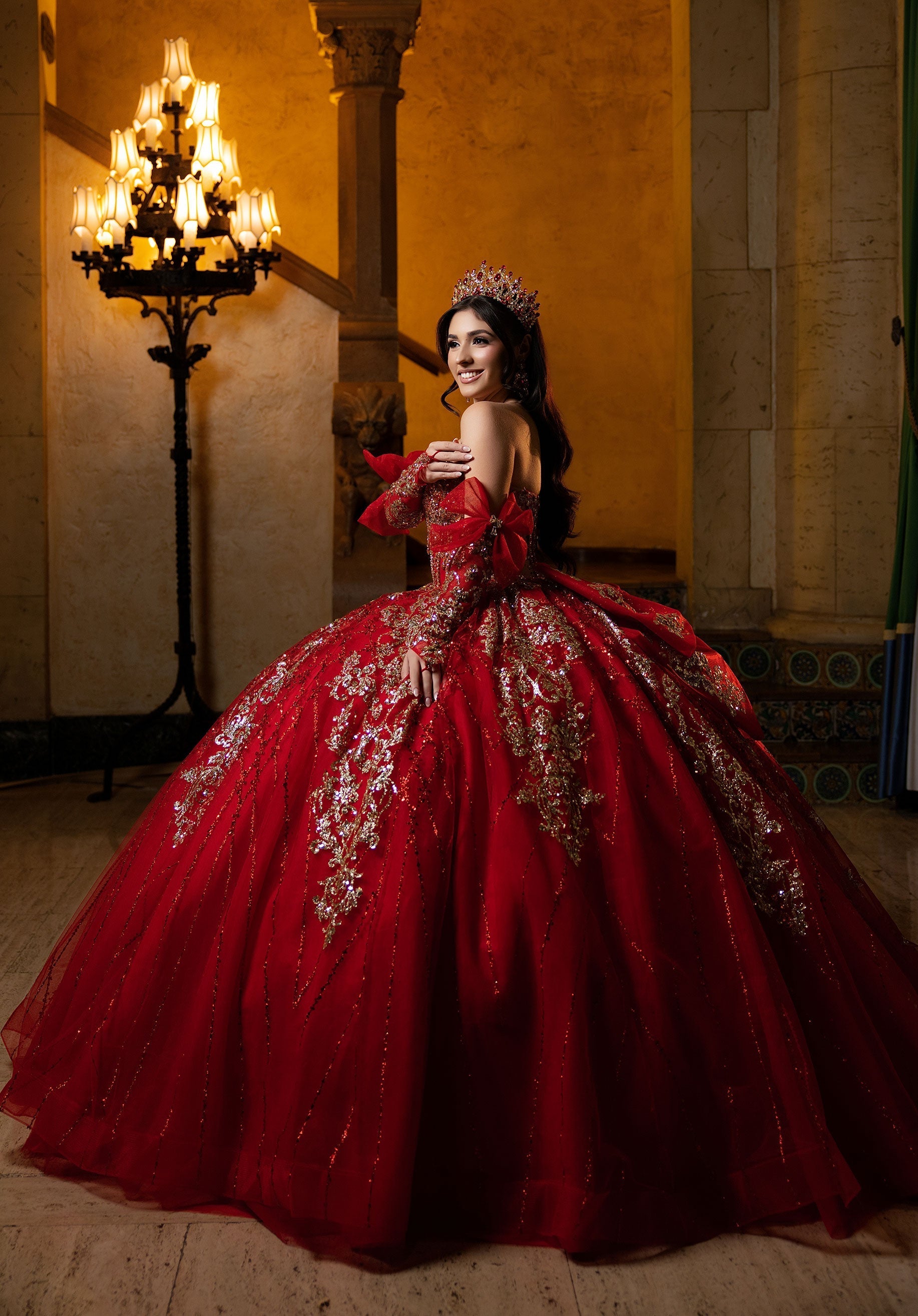 Sweetheart Floor-Length Tulle Quinceanera Ball Gown MGNY 4080059