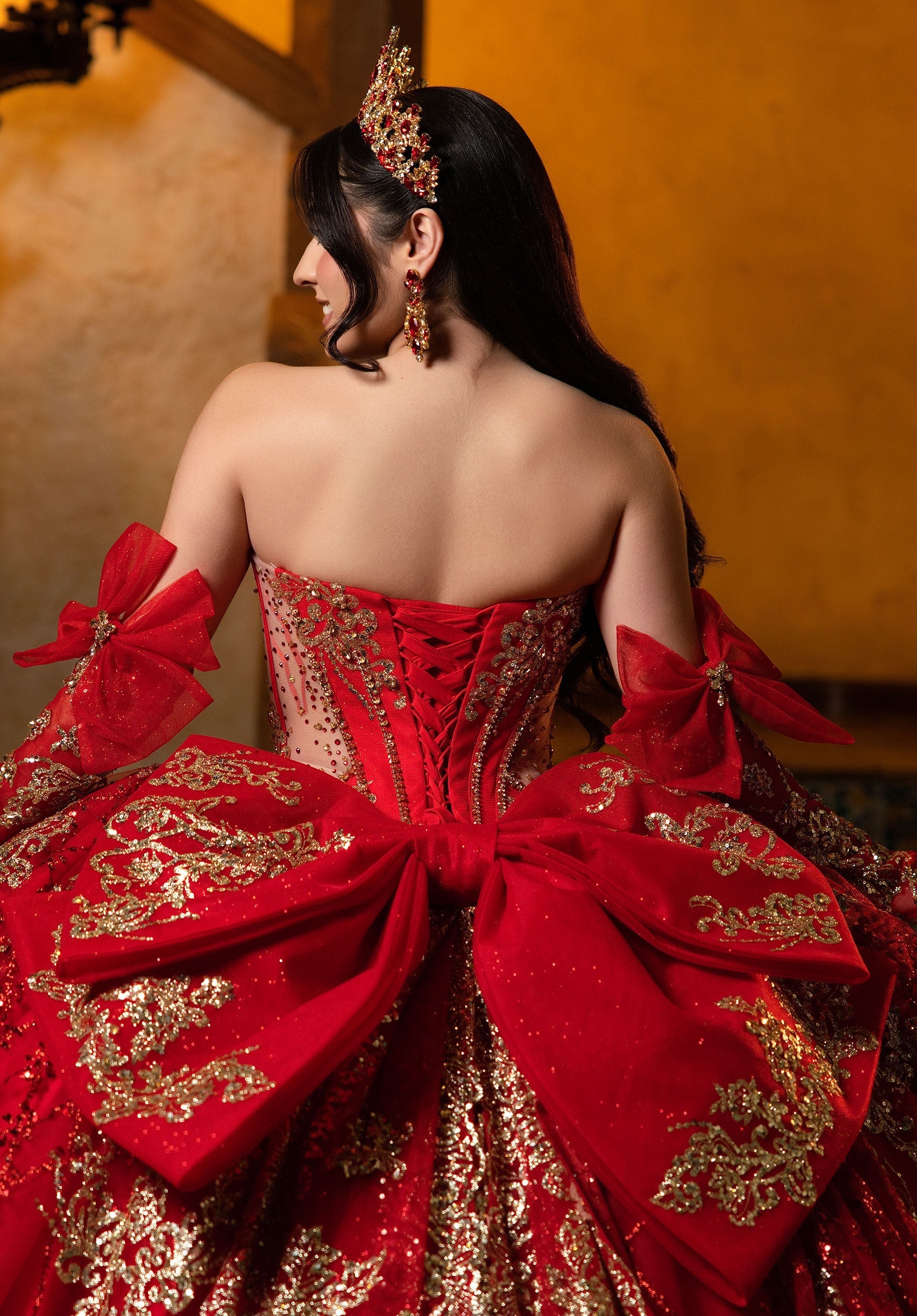 Sweetheart Floor-Length Tulle Quinceanera Ball Gown MGNY 4080059