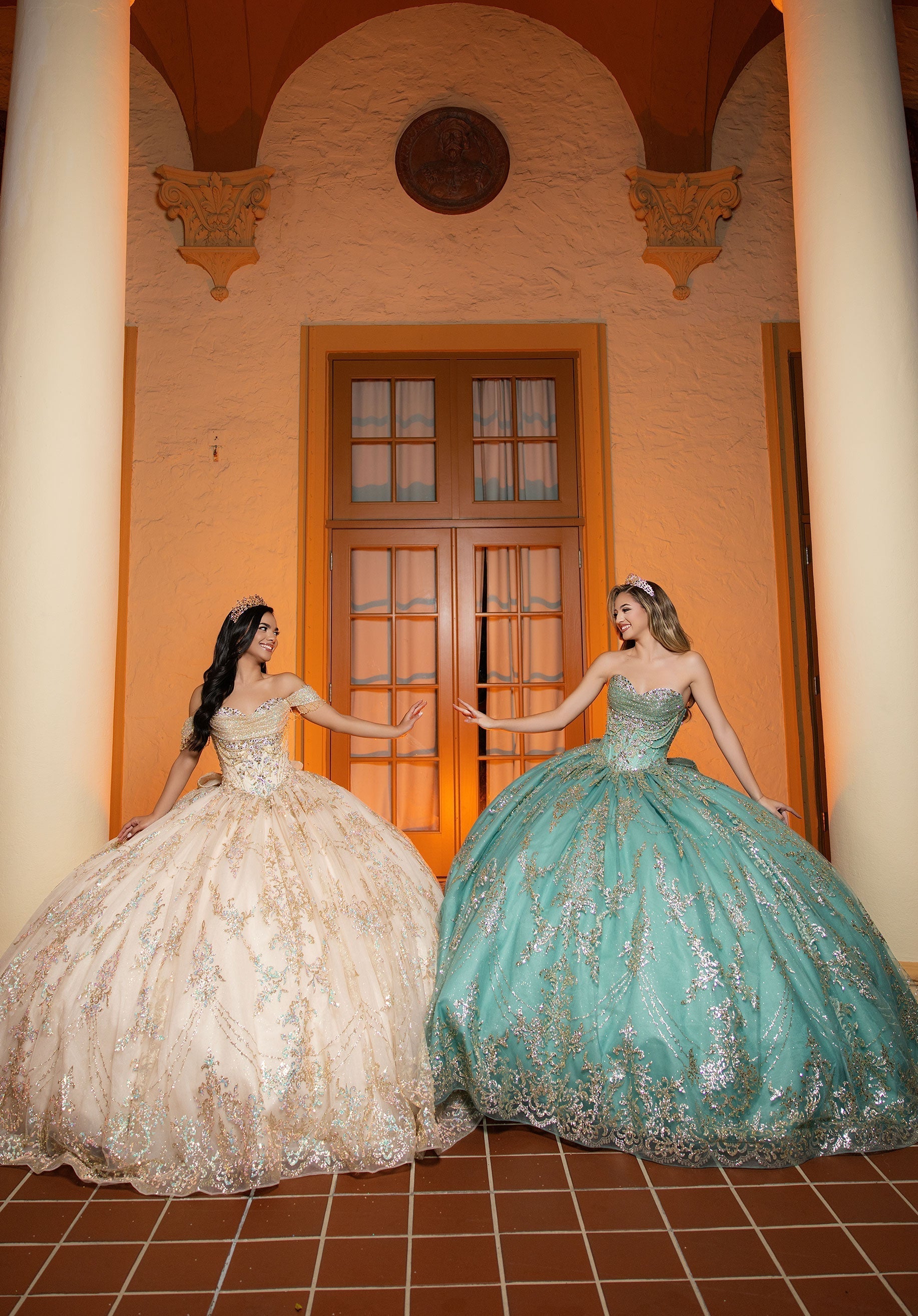 Sweetheart Floor-Length Tulle Quinceanera Ball Gown MGNY 4080061
