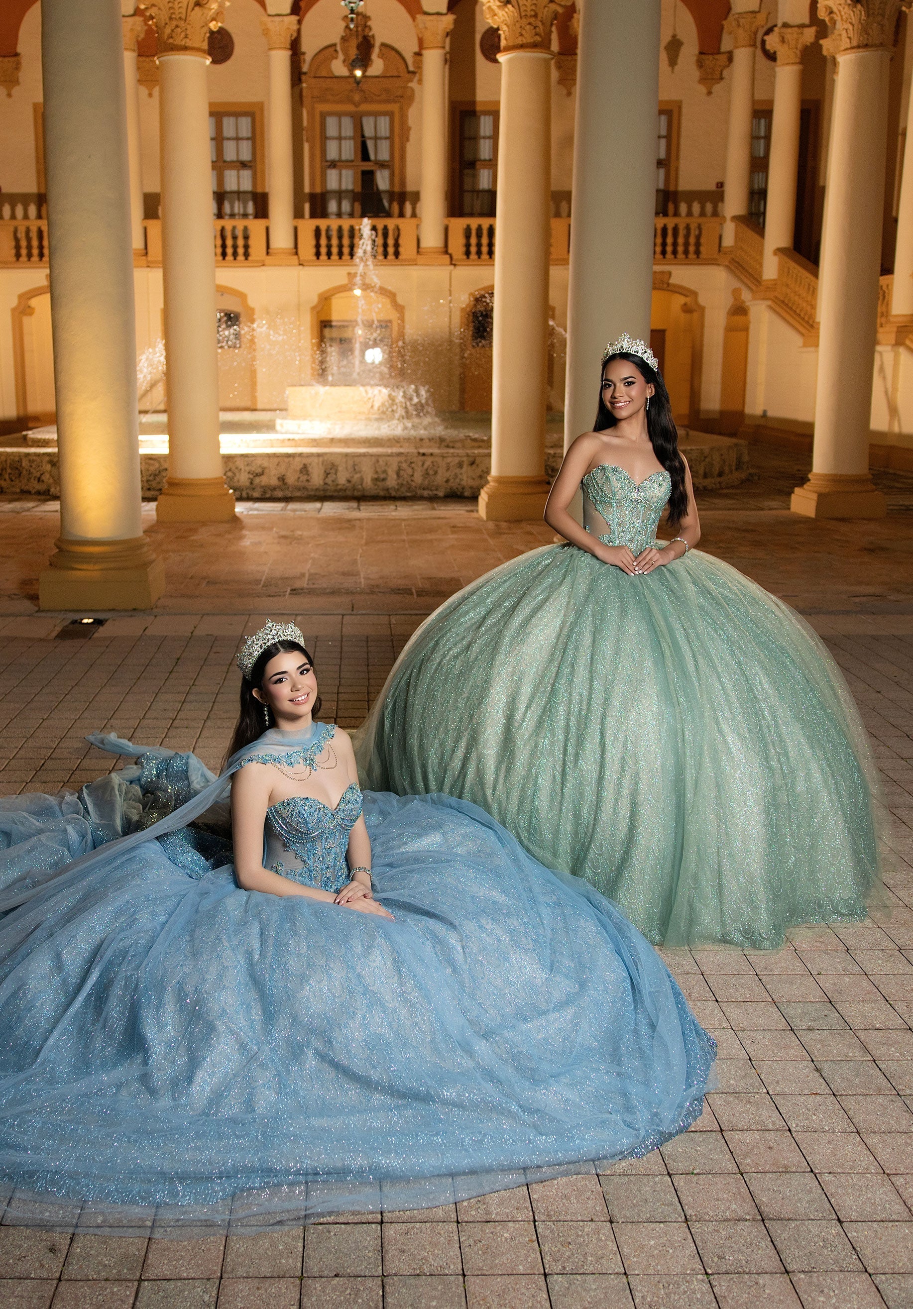 Sweetheart Floor-Length Tulle Quinceanera Ball Gown MGNY 4080063