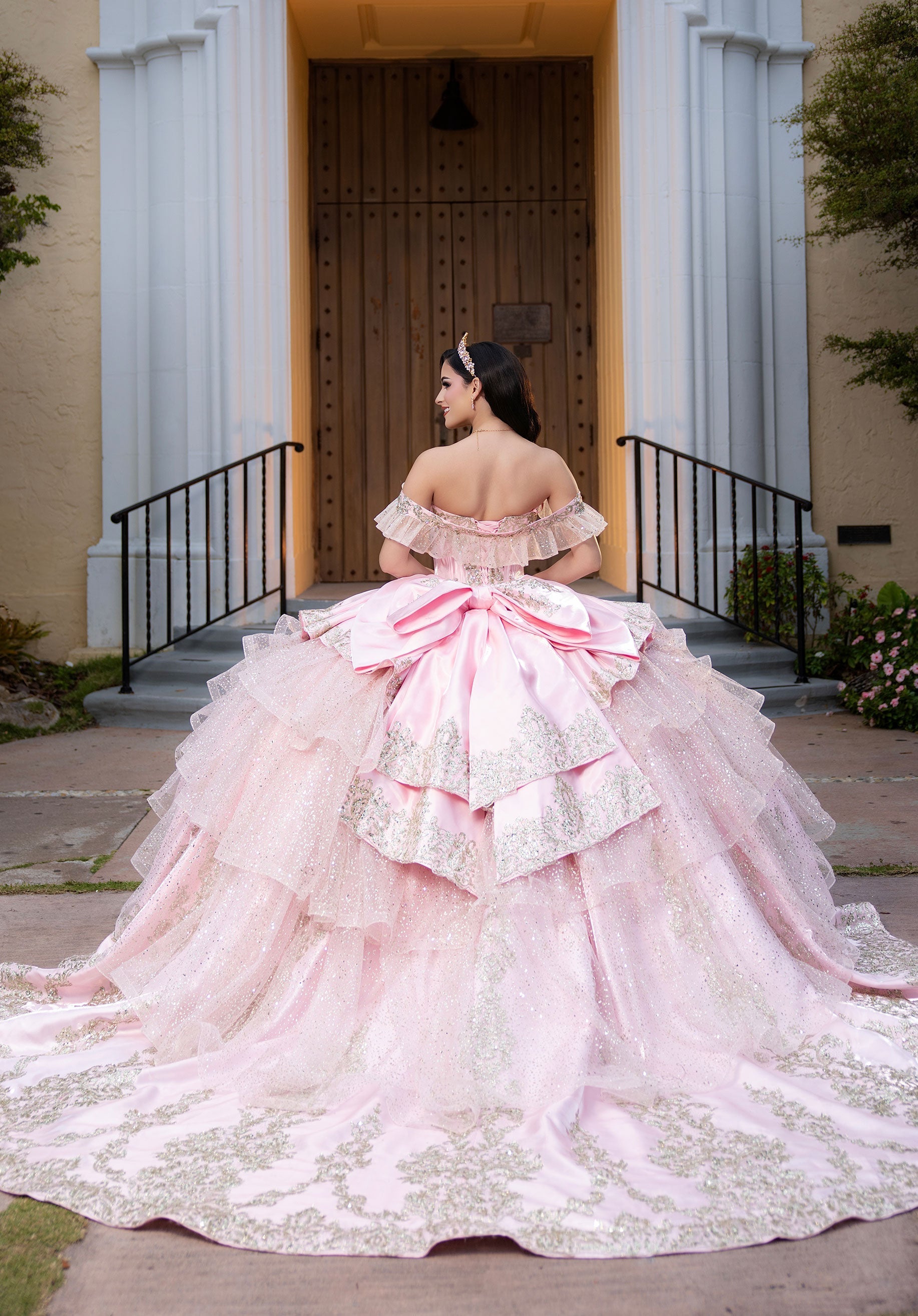 Sweetheart Floor-Length Satin Quinceanera Ball Gown MGNY 4080067