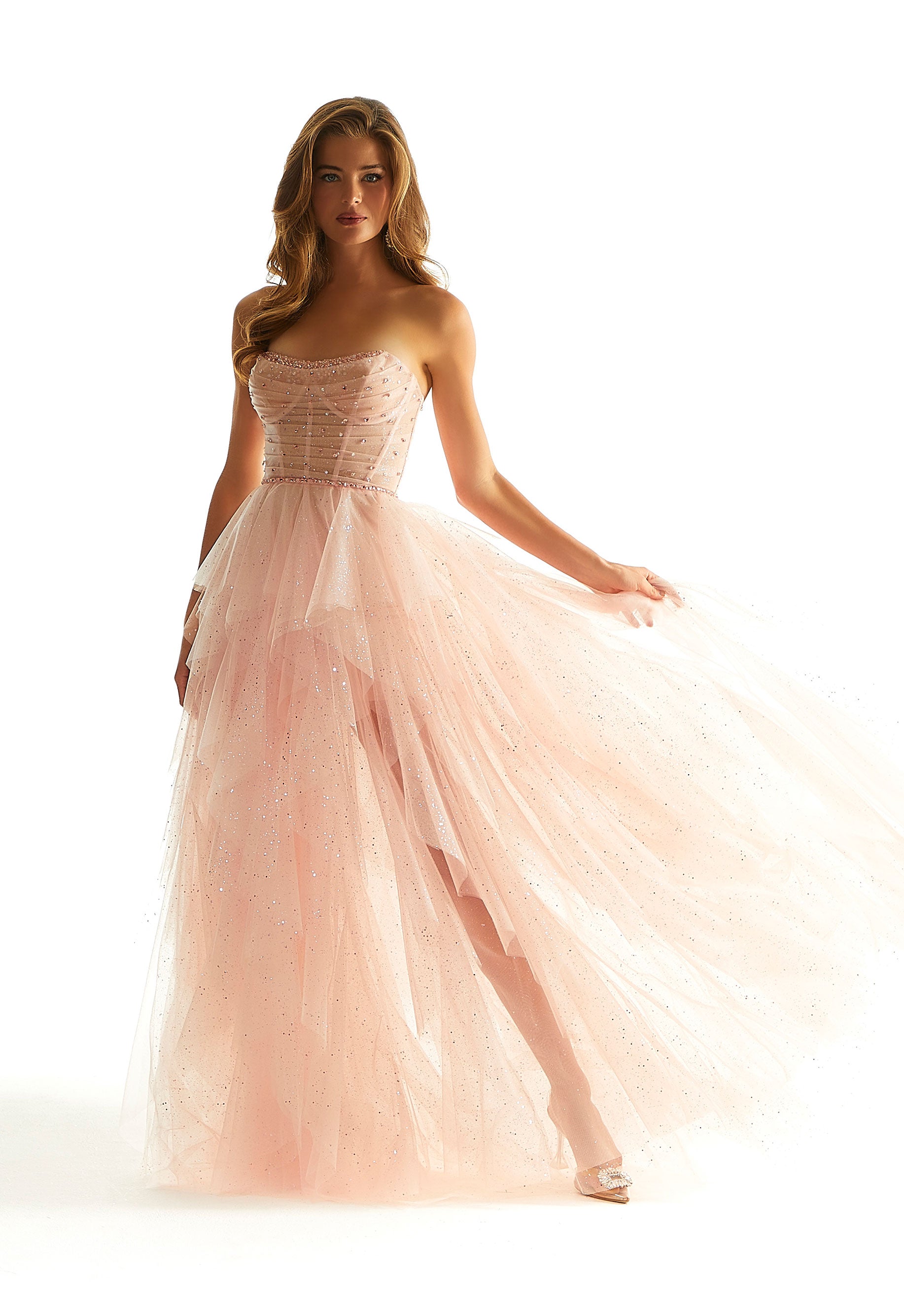 Prom Dresses Long Formal A Line Prom Dress Blush