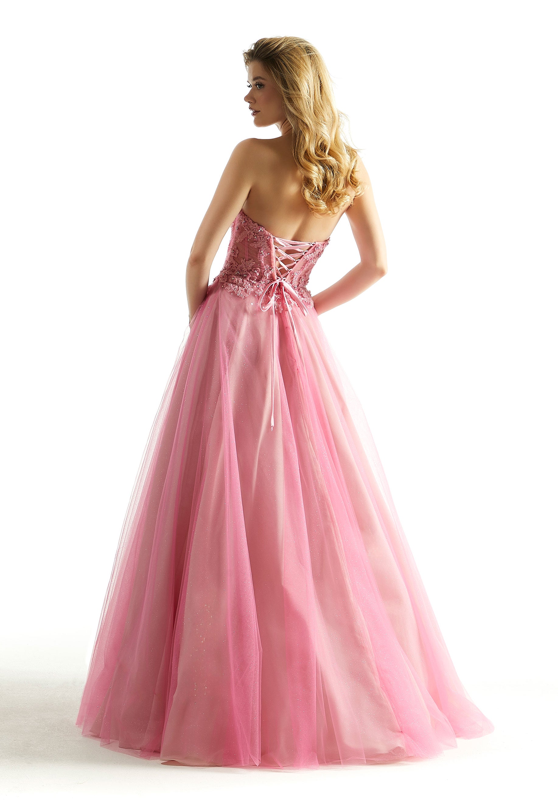 Prom Dresses Formal Long A Line Beaded Floral Prom Dress Lipstick/Blush