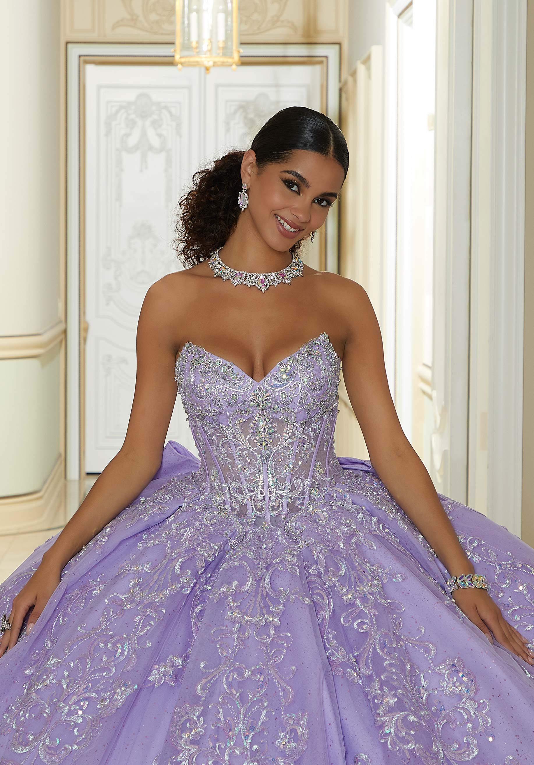 Sweetheart Floor-Length Tulle Formal Ball Gown MGNY 60204