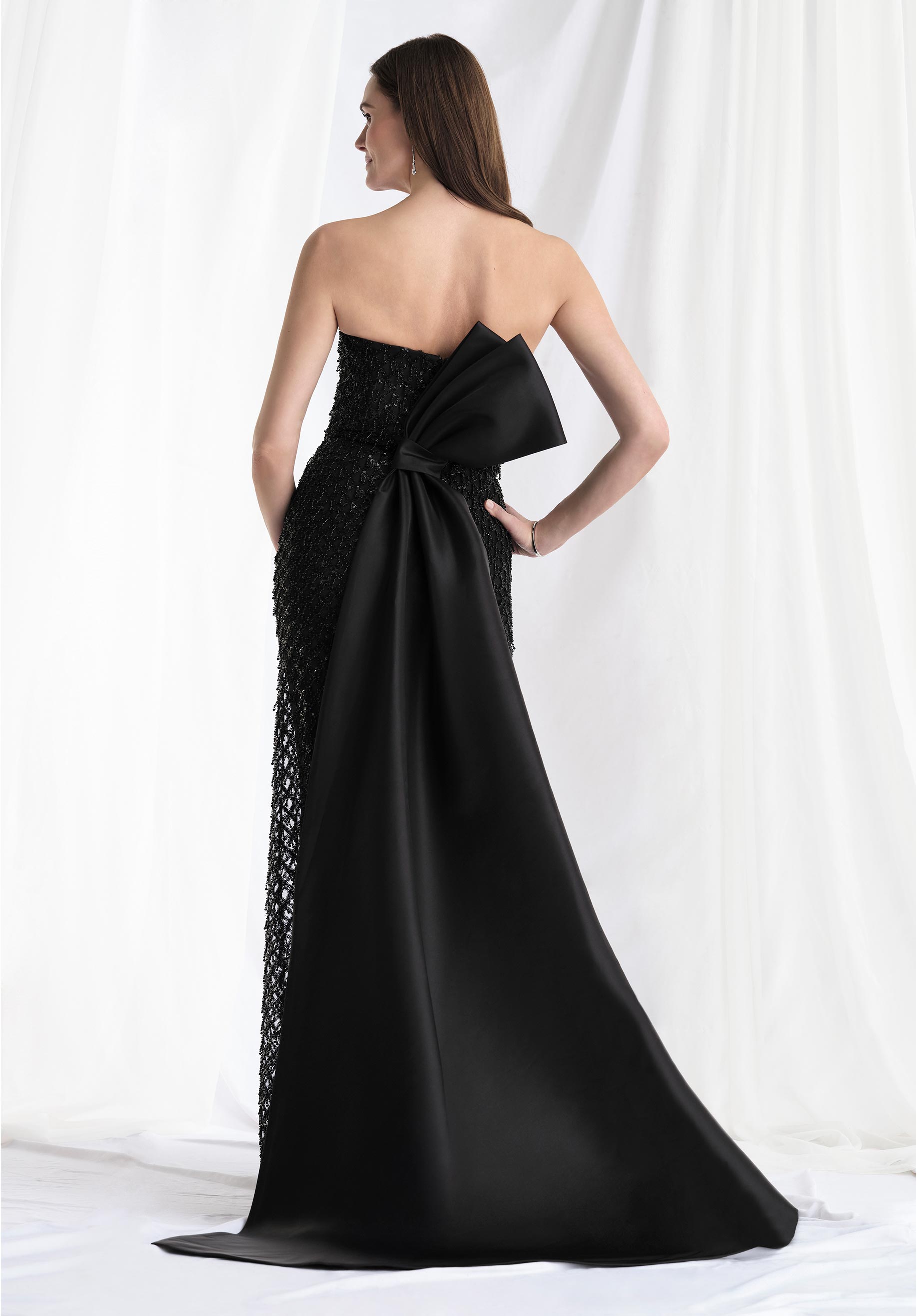 Prom Dresses Beaded Formal Long Prom Dress Black