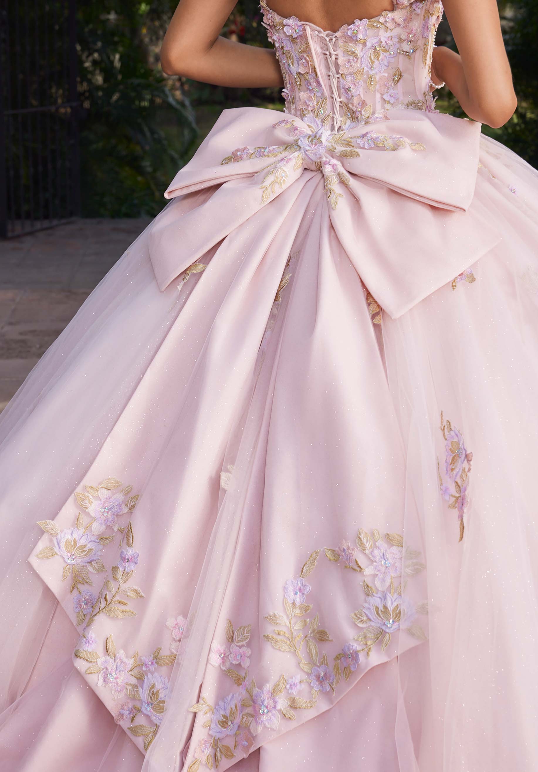 Sweetheart Floor-Length Tulle Quinceañera Ball Gown MGNY Madeline Gardner New York 89550