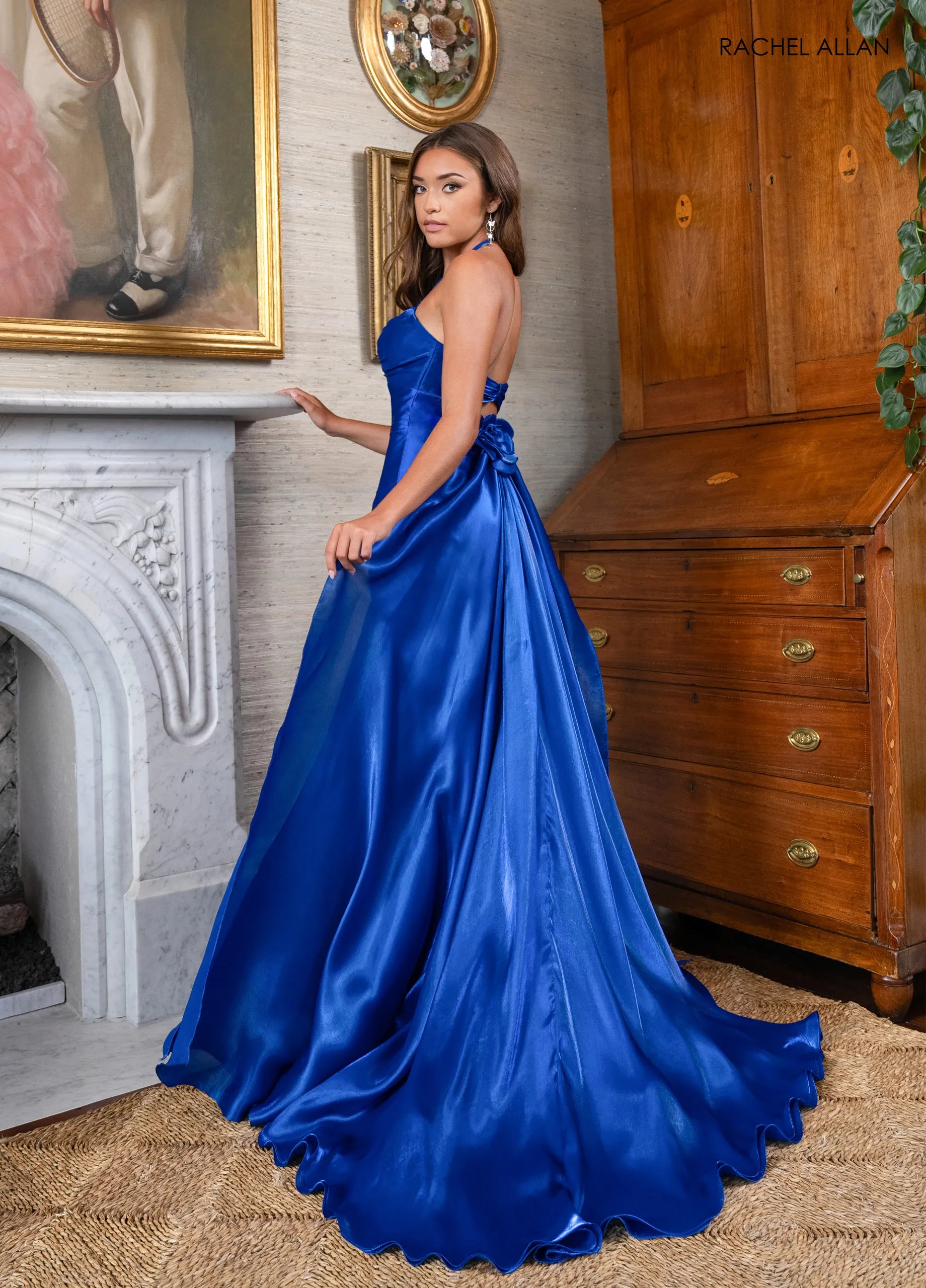 Prom Dresses Long Fitted Evening Prom Dress Royal
