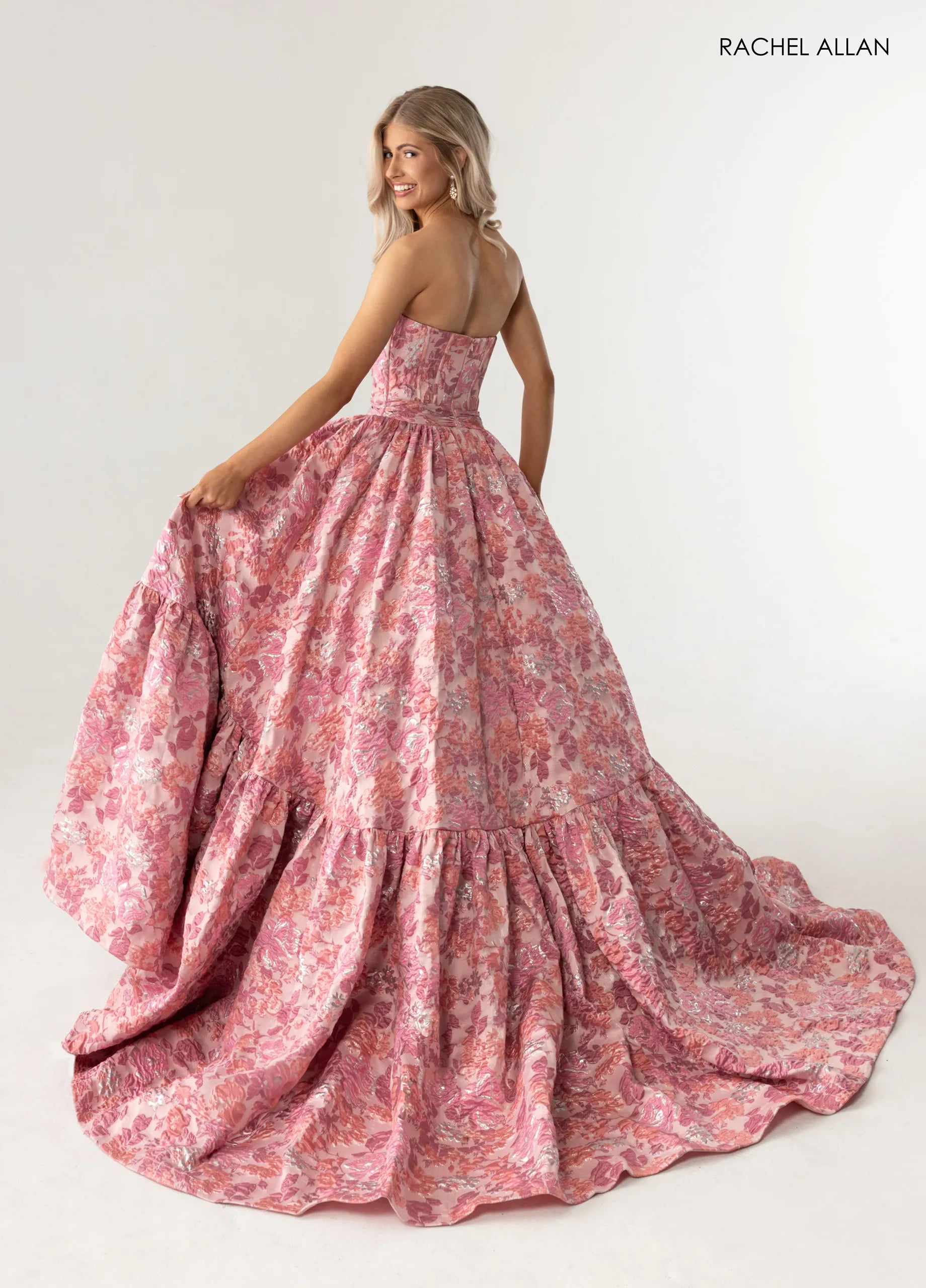 Prom Dresses Long Formal Evening Corset Prom Dress Pink