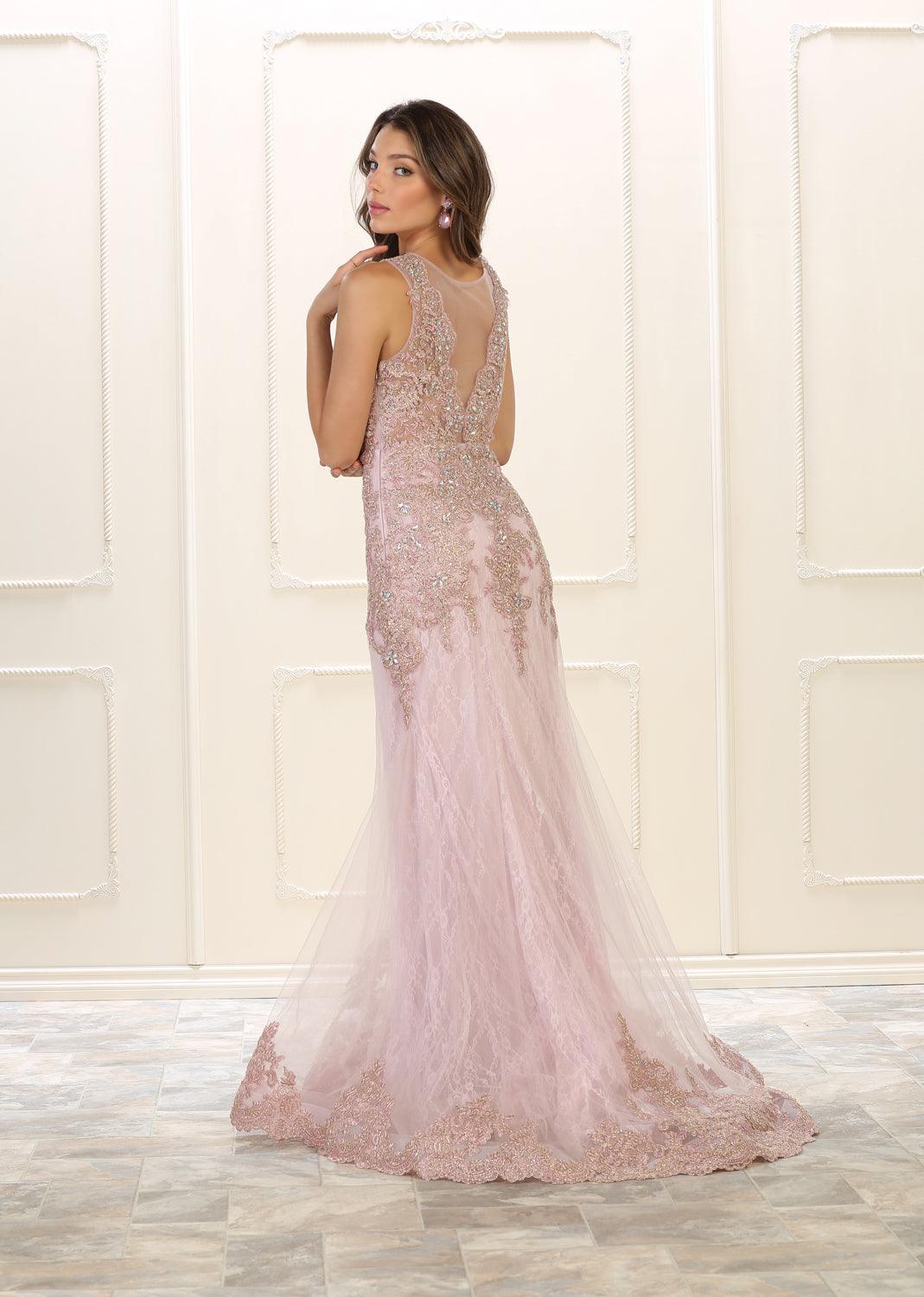 Prom Long Dress Formal Evening Ball Gown - The Dress Outlet May Queen