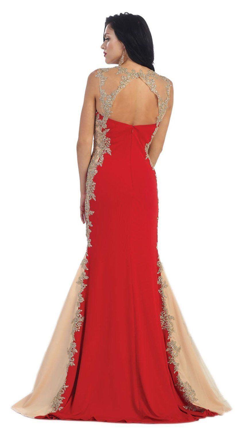 Prom Long Dress Formal Evening Gown - The Dress Outlet May Queen