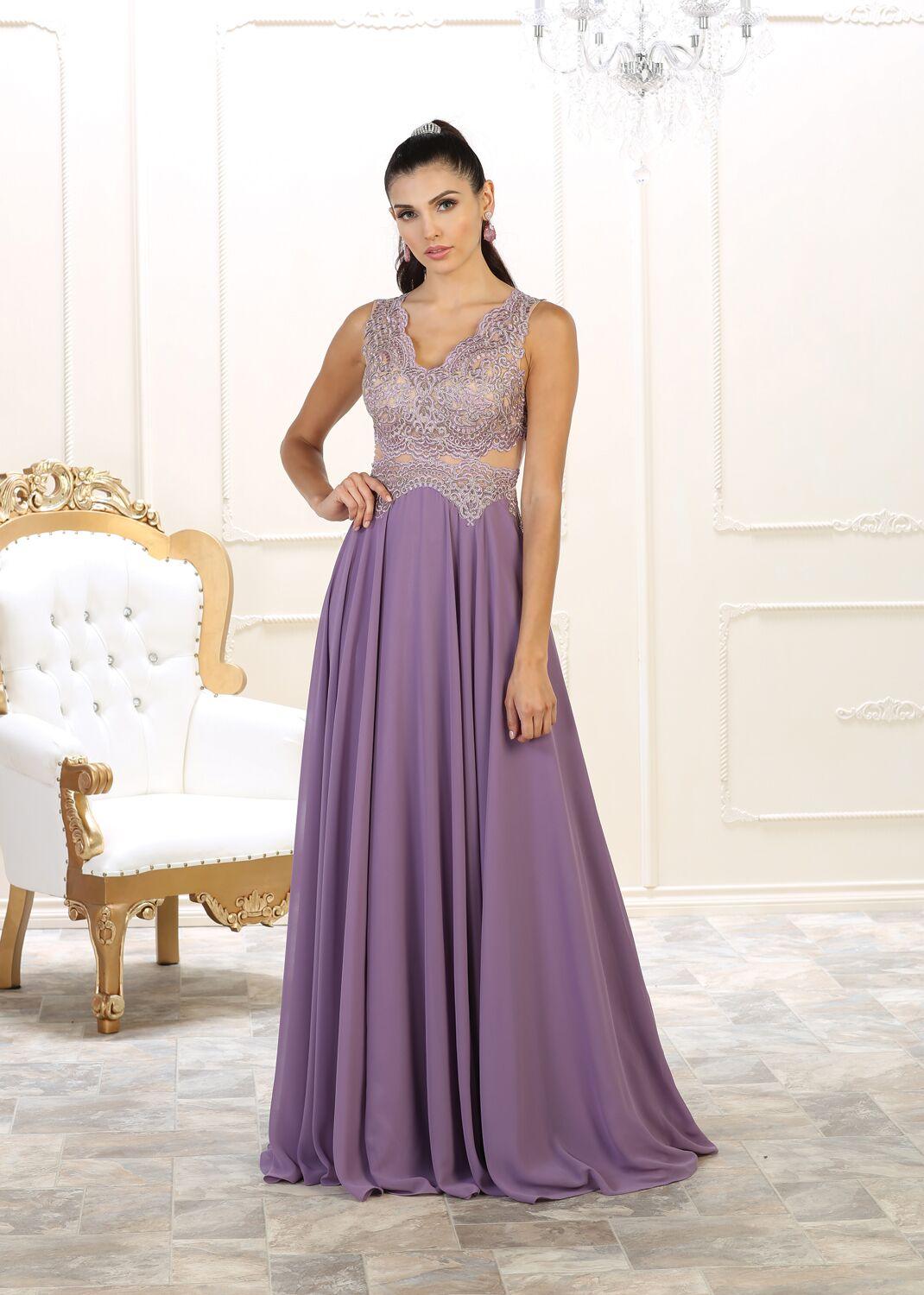 Prom Long Dress Formal Evening Party Gown - The Dress Outlet May Queen