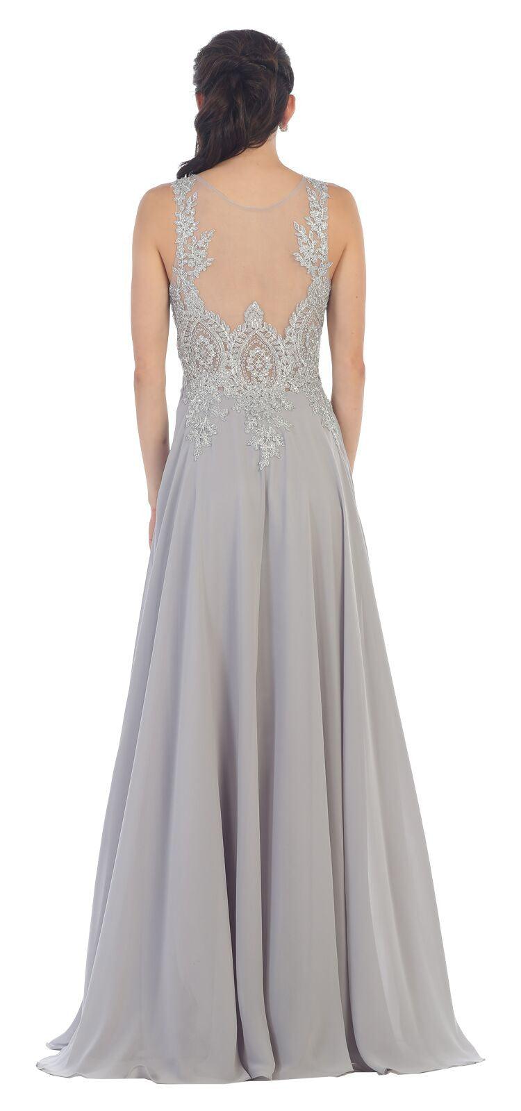 Prom Long Dress Formal Plus Size Evening Gown - The Dress Outlet May Queen