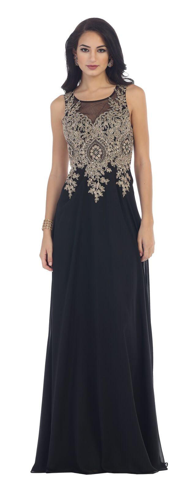 Prom Long Dress Formal Plus Size Evening Gown - The Dress Outlet May Queen