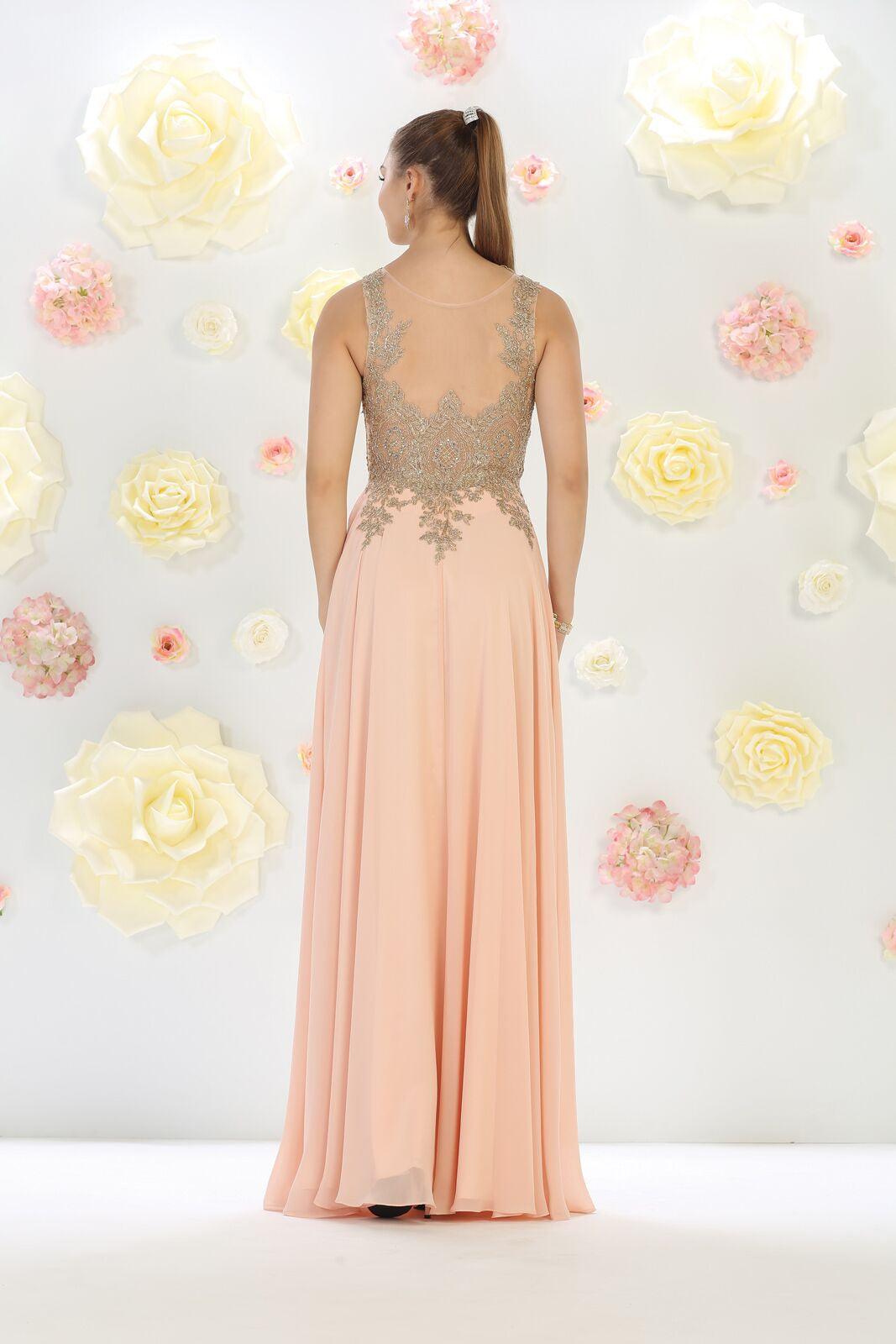 Prom Long Dress Formal Plus Size Evening Gown - The Dress Outlet May Queen