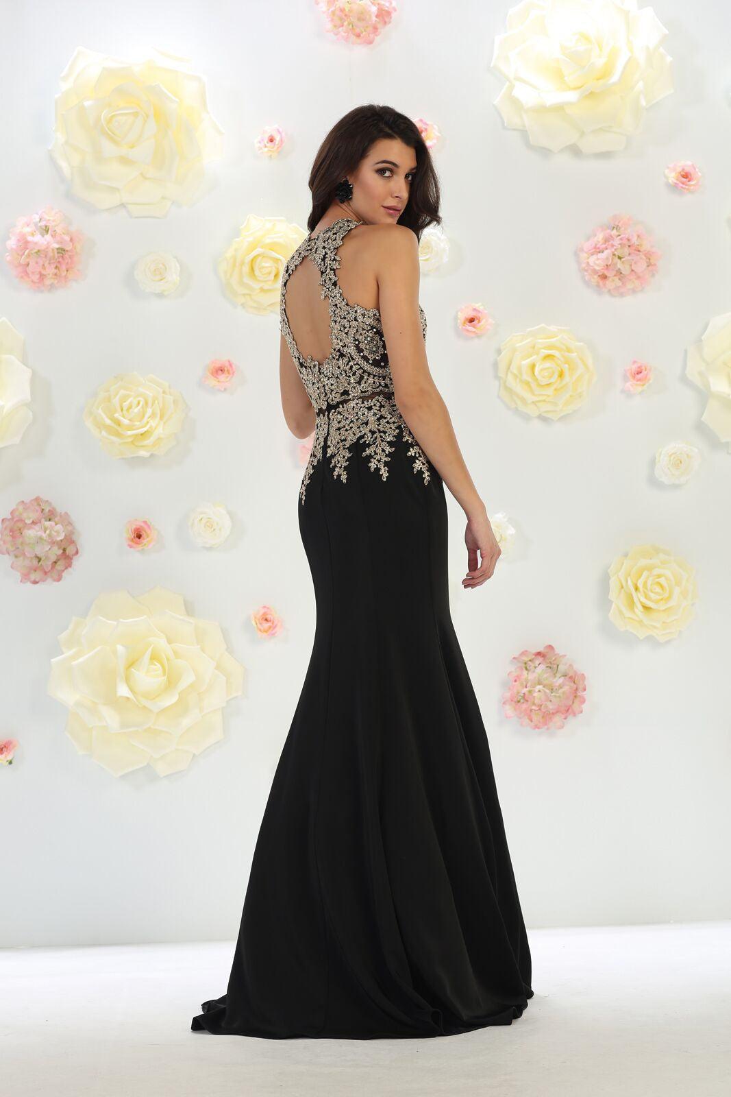Prom Long Dress Homecoming Plus Size Evening Formal Gown - The Dress Outlet May Queen