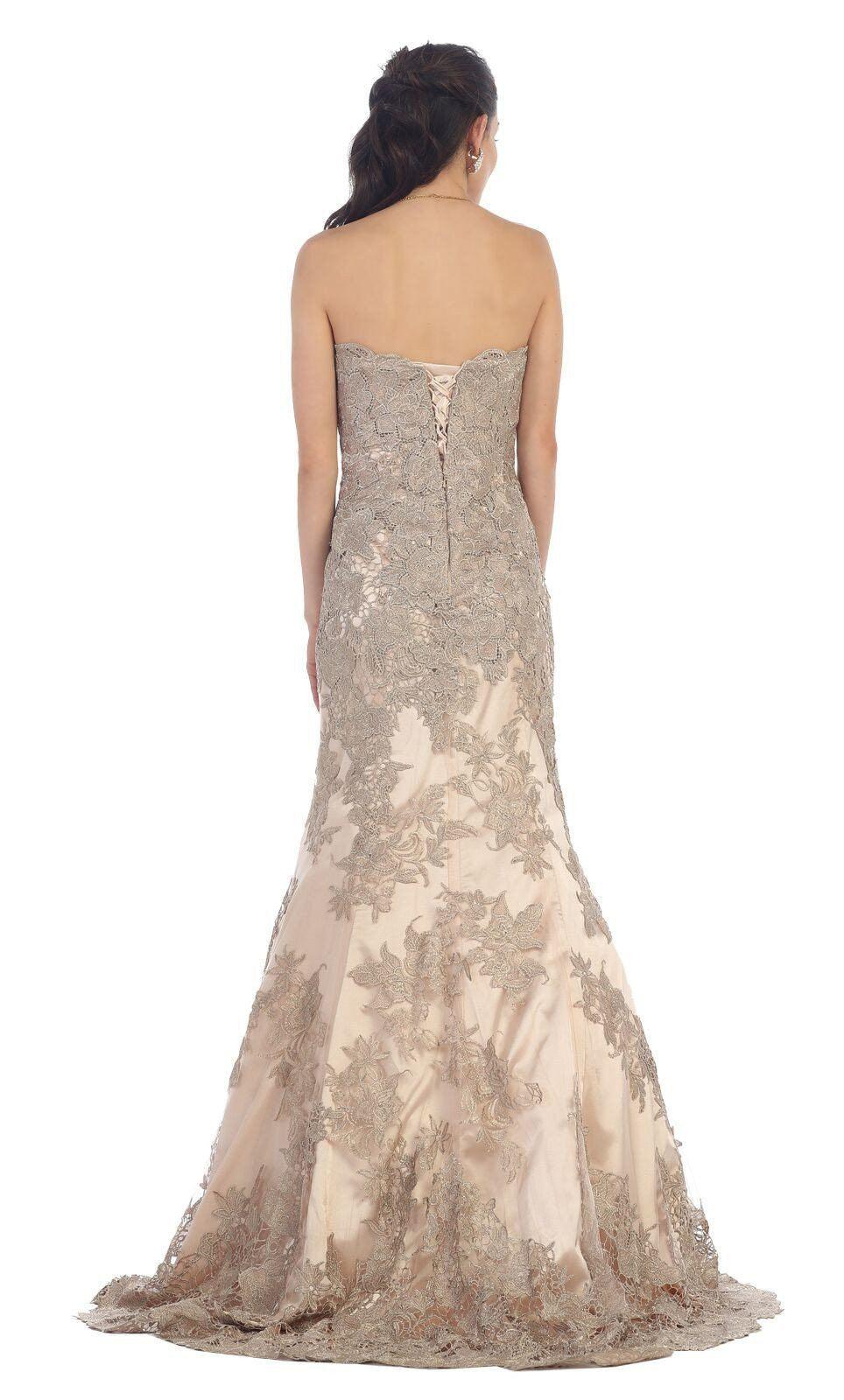 Prom Long Dresses Evening Party Homecoming Formal - The Dress Outlet May Queen
