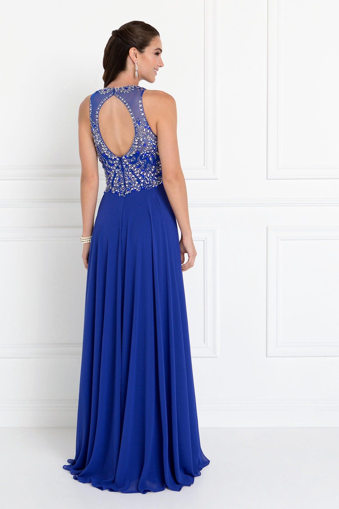 Prom Long Formal Chiffon Dress Evening Gown - The Dress Outlet Elizabeth K