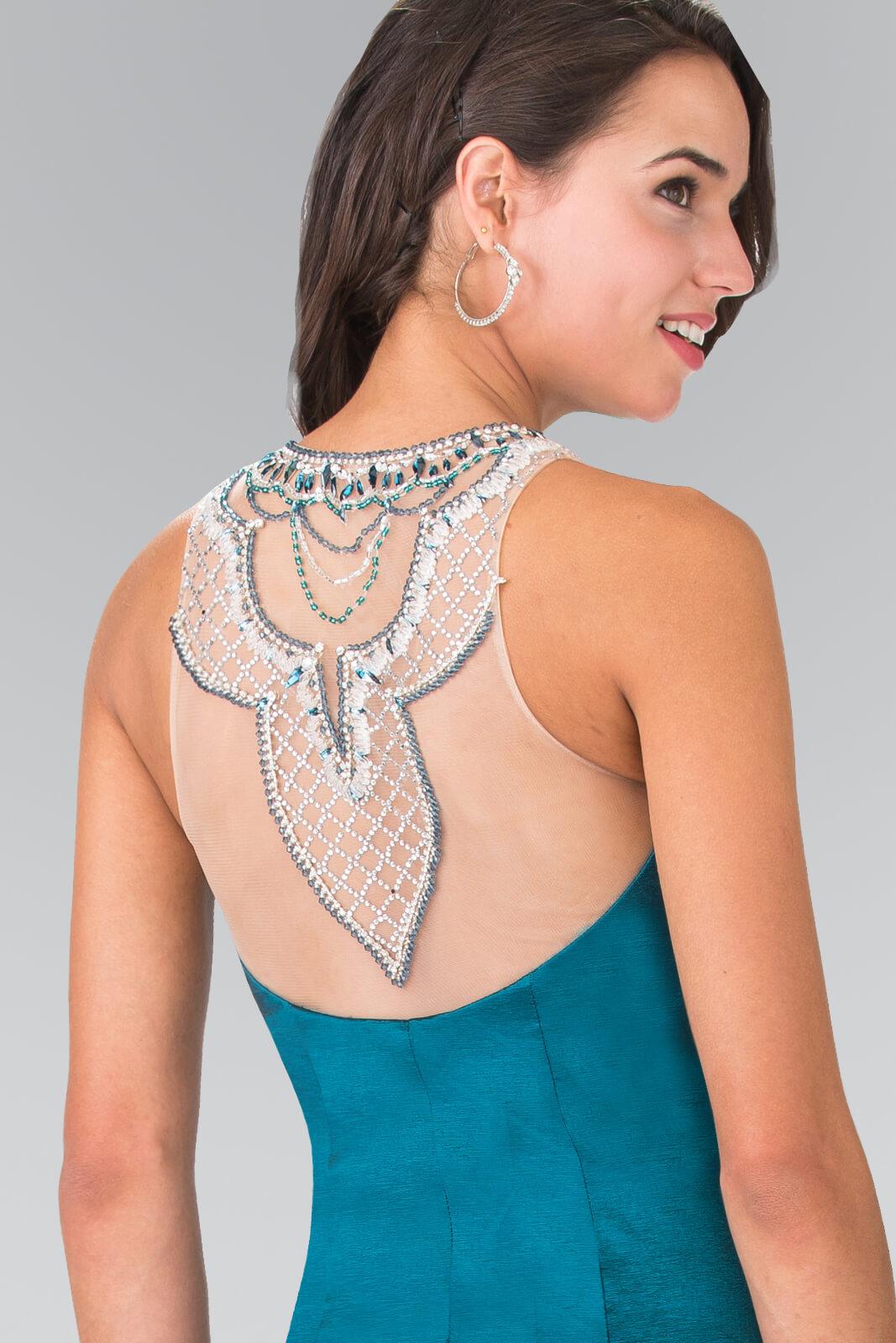 Prom Long Formal Dress with Two-Tier Skirt Evening Gown - The Dress Outlet Elizabeth K